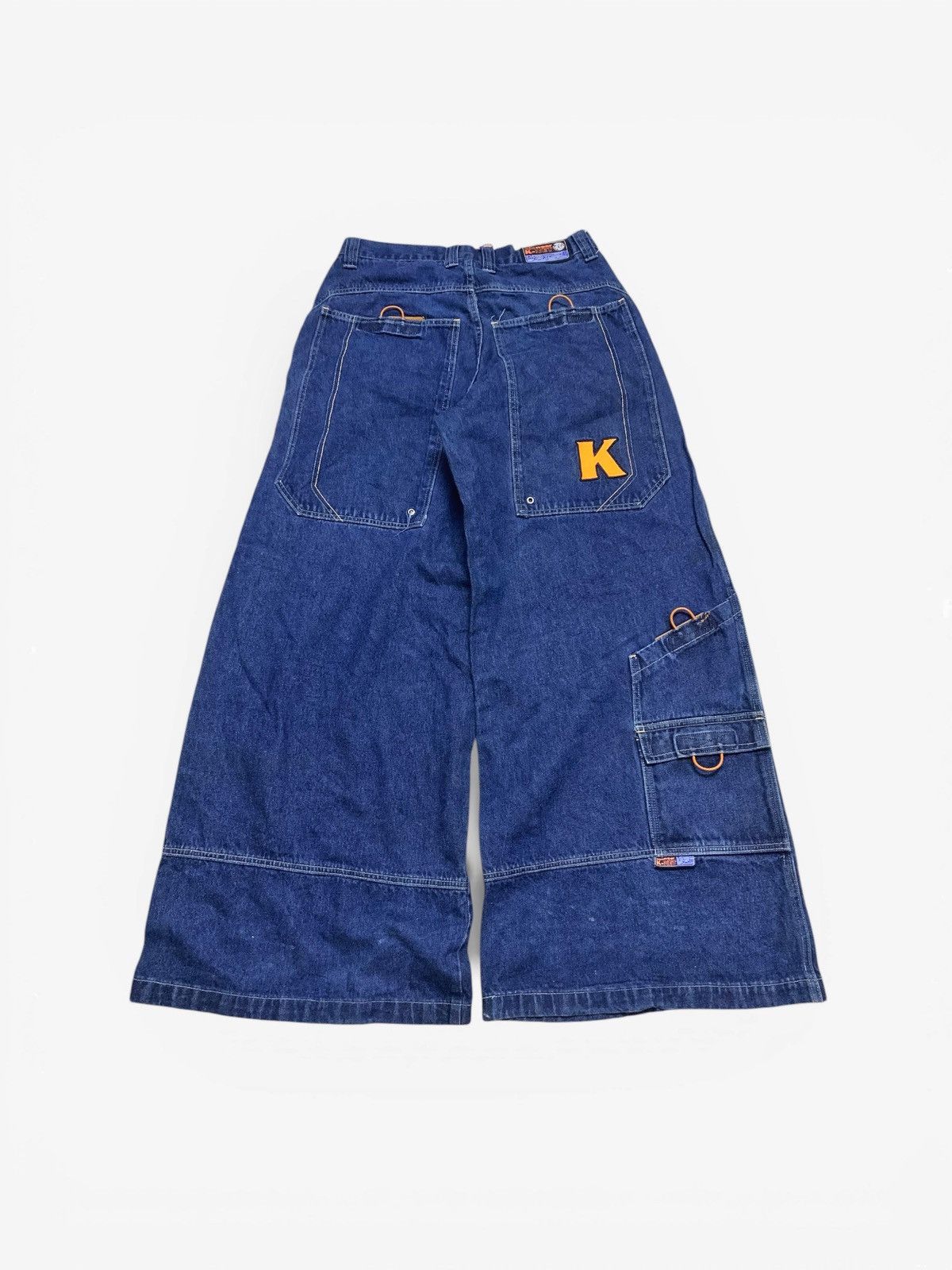JNCO Kikwear Big Pocket Wide Leg Jeans Size US 34 / EU 50 - 1 Thumbnail