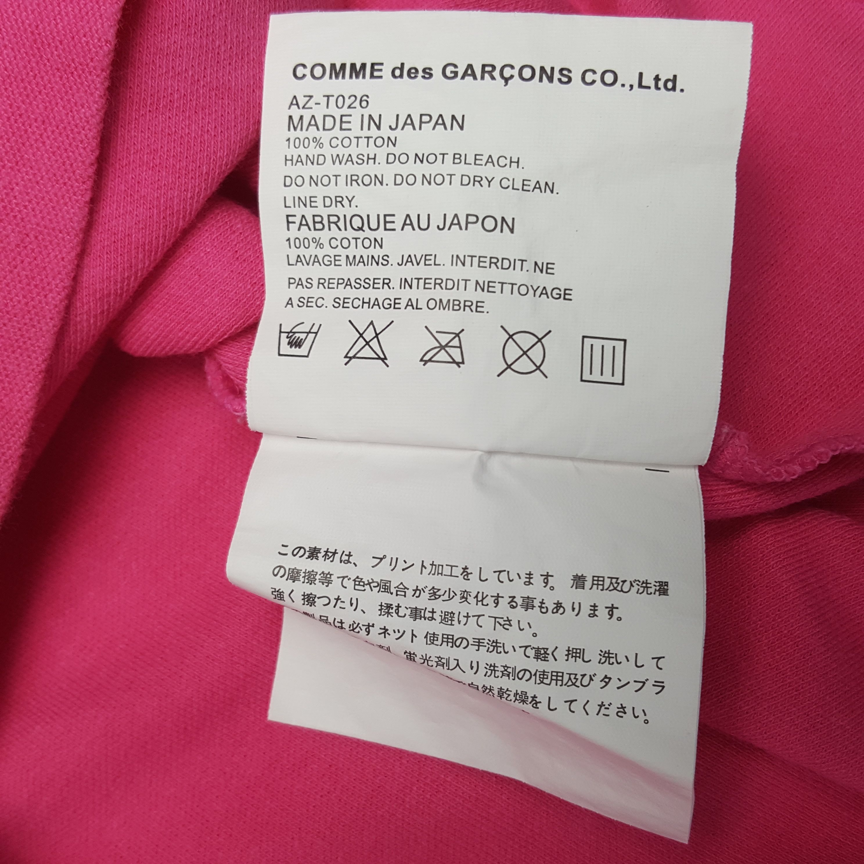Comme des Garcons PLAY × Japanese Brand × Vintage Vintage Comme des Garcons PLAY Polos Shirt Size US M / EU 48-50 / 2 - 6 Thumbnail