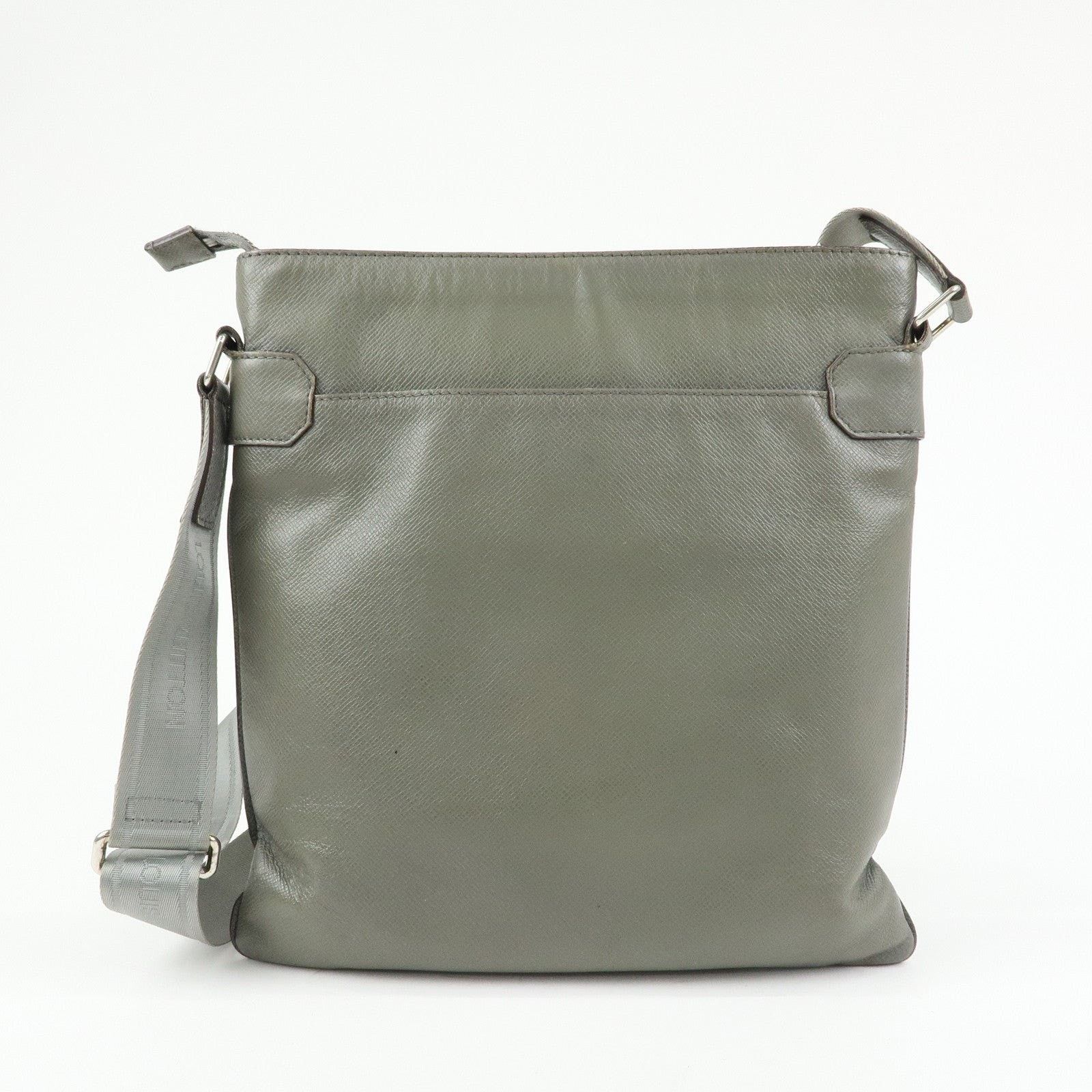 Louis Vuitton Louis Vuitton Taiga Sasha Crossbody Bag Leather Gray Size ONE SIZE - 2 Thumbnail