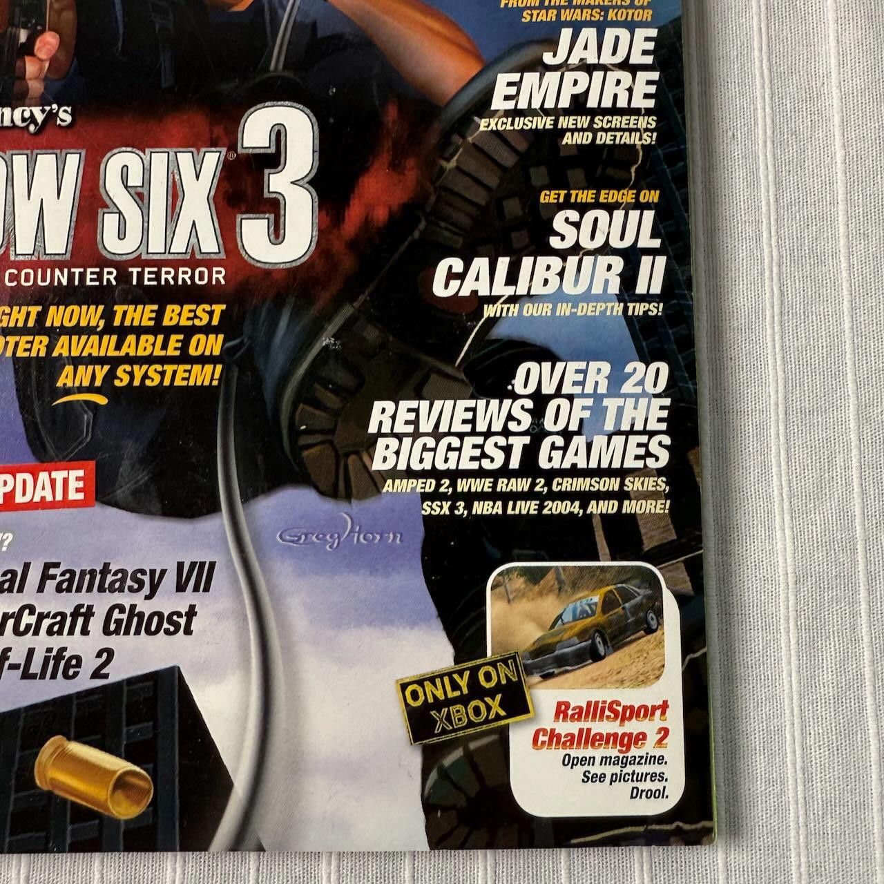 Other VTG Xbox Magazine #25 DEC 2003 Rainbow Six 3 Size ONE SIZE - 5 Thumbnail