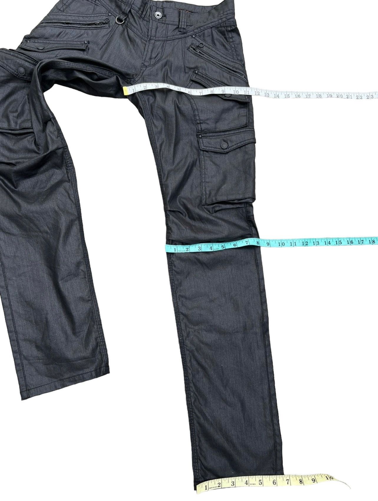 Nicole Club Nicole Club FM Waxed Cargo Trouser Pant Size US 29 - 4 Thumbnail