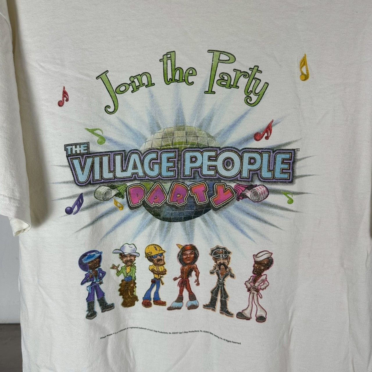 Band Tees × Vintage 2007 The Village People Join the Party Disco Group T-Shirt Size US L / EU 52-54 / 3 - 5 Thumbnail
