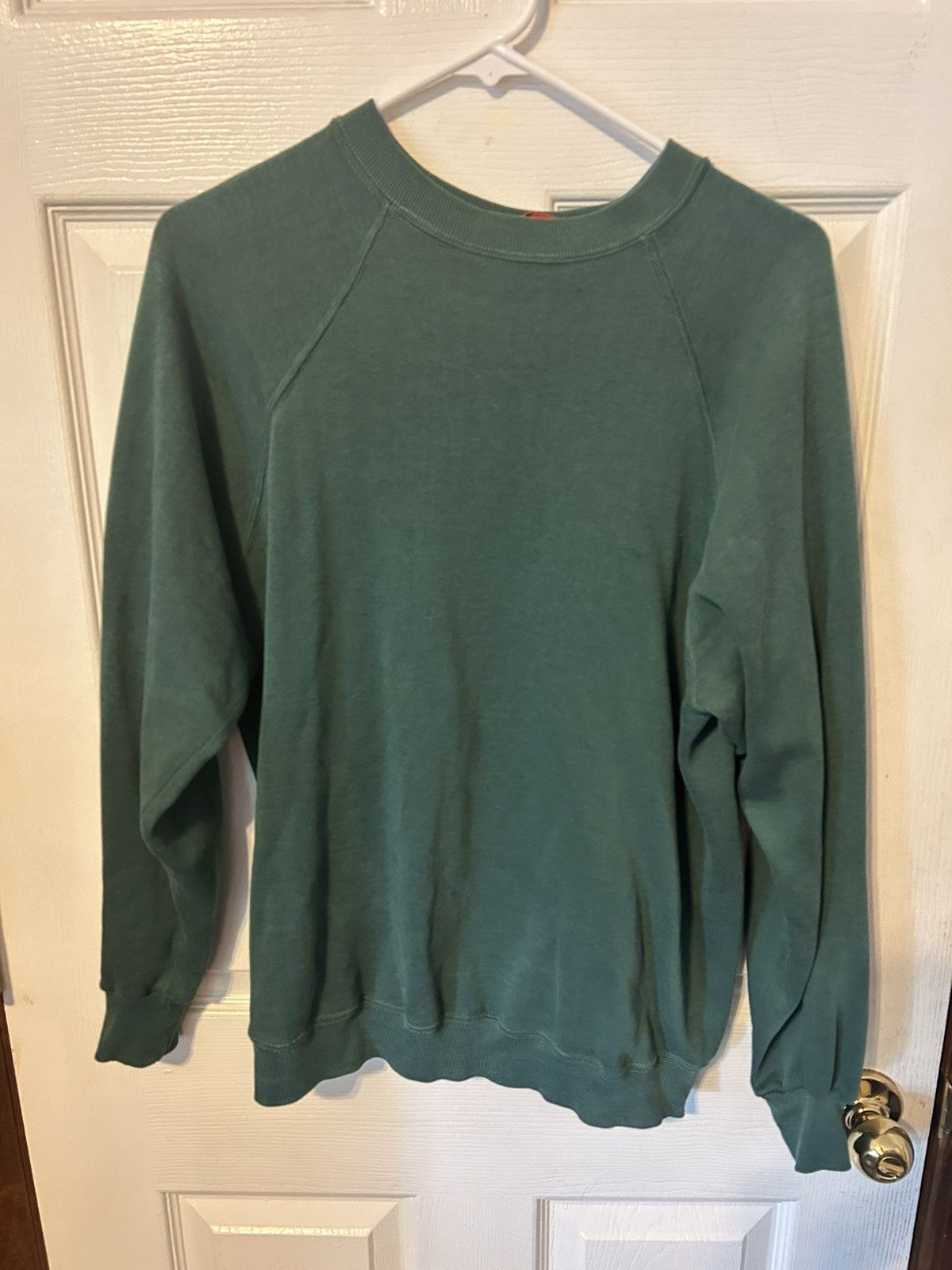 Vintage Vintage 70s crewneck sweatshirt green Size US M / EU 48-50 / 2 - 1 Thumbnail