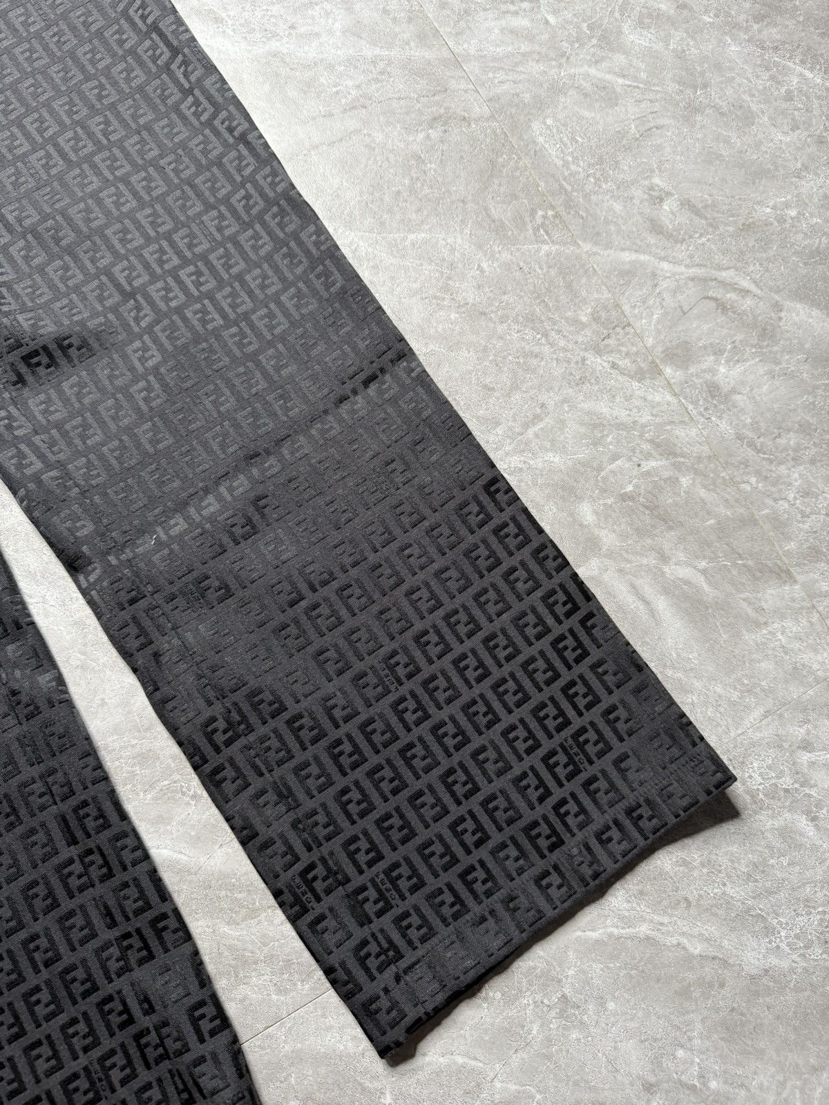 Fendi Fendi Black Monogram Pants (Unisex) Size US 28 / EU 44 - 7 Thumbnail