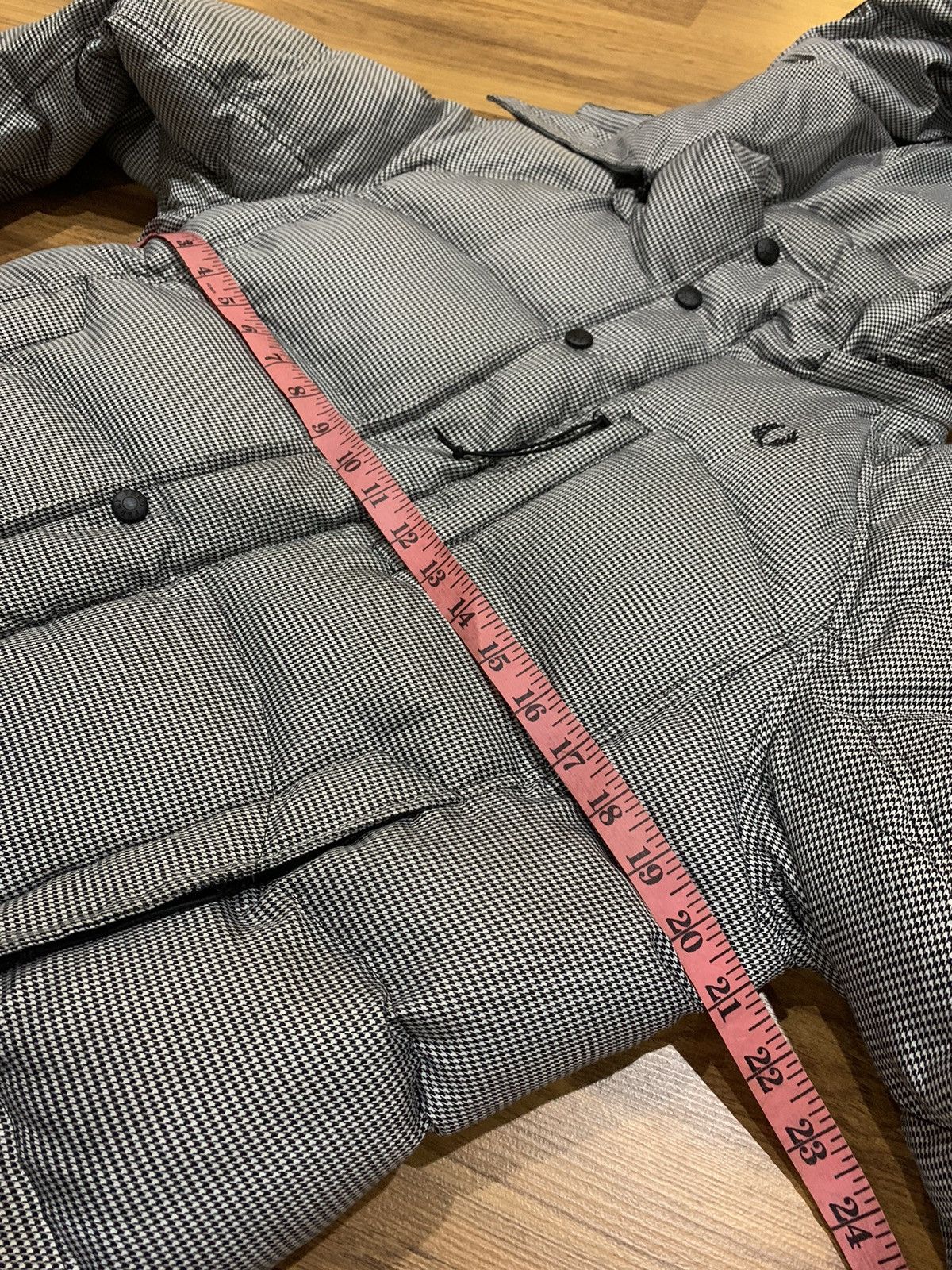 Fred Perry × Vintage FRED PERRY HOUNDSTOOTH GOOSE DOWN PUFFER JACKET Size US S / EU 44-46 / 1 - 4 Thumbnail