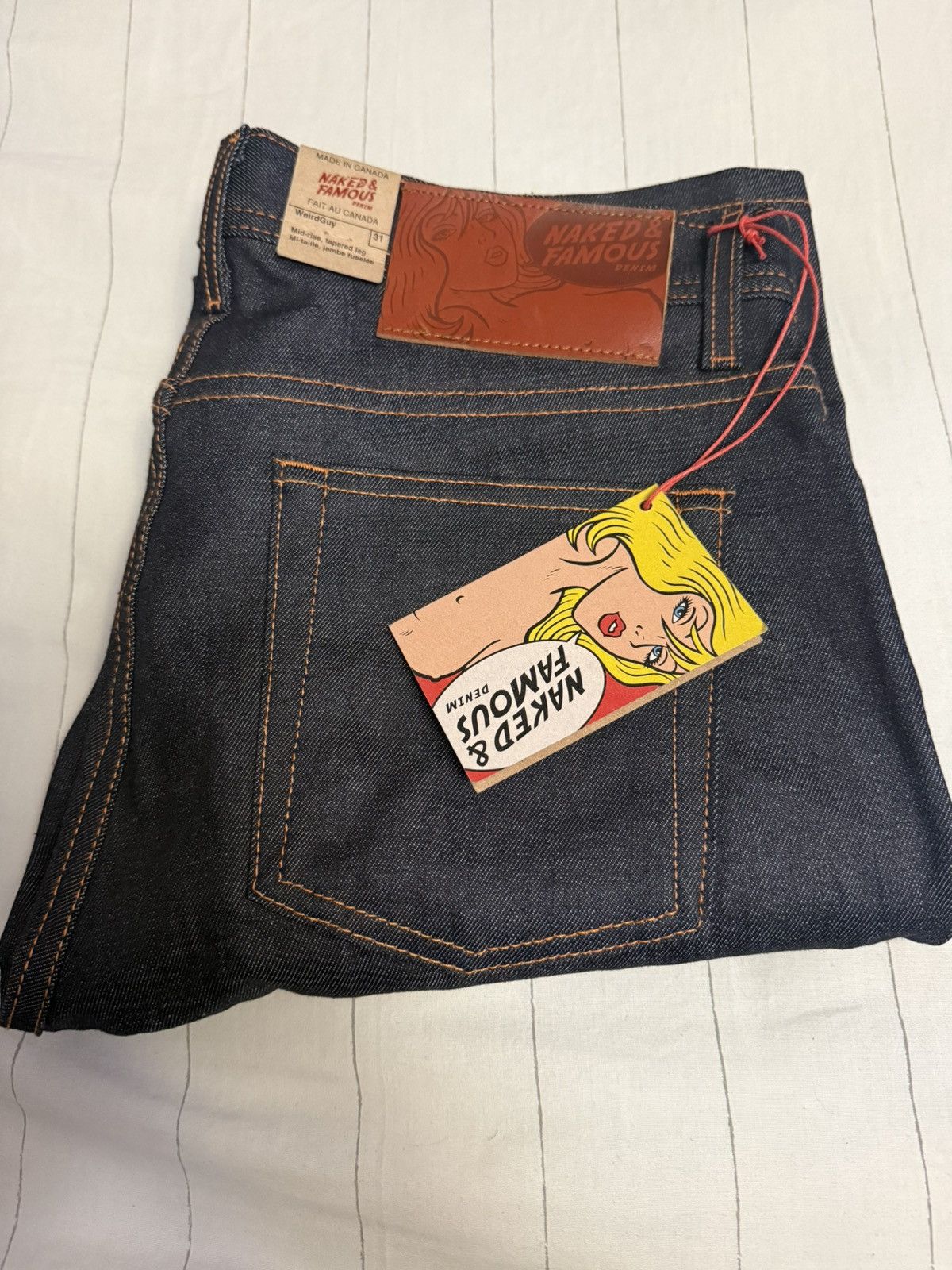 Naked & Famous Naked & Famous Raw Denim 11oz Size US 31 - 1 Preview