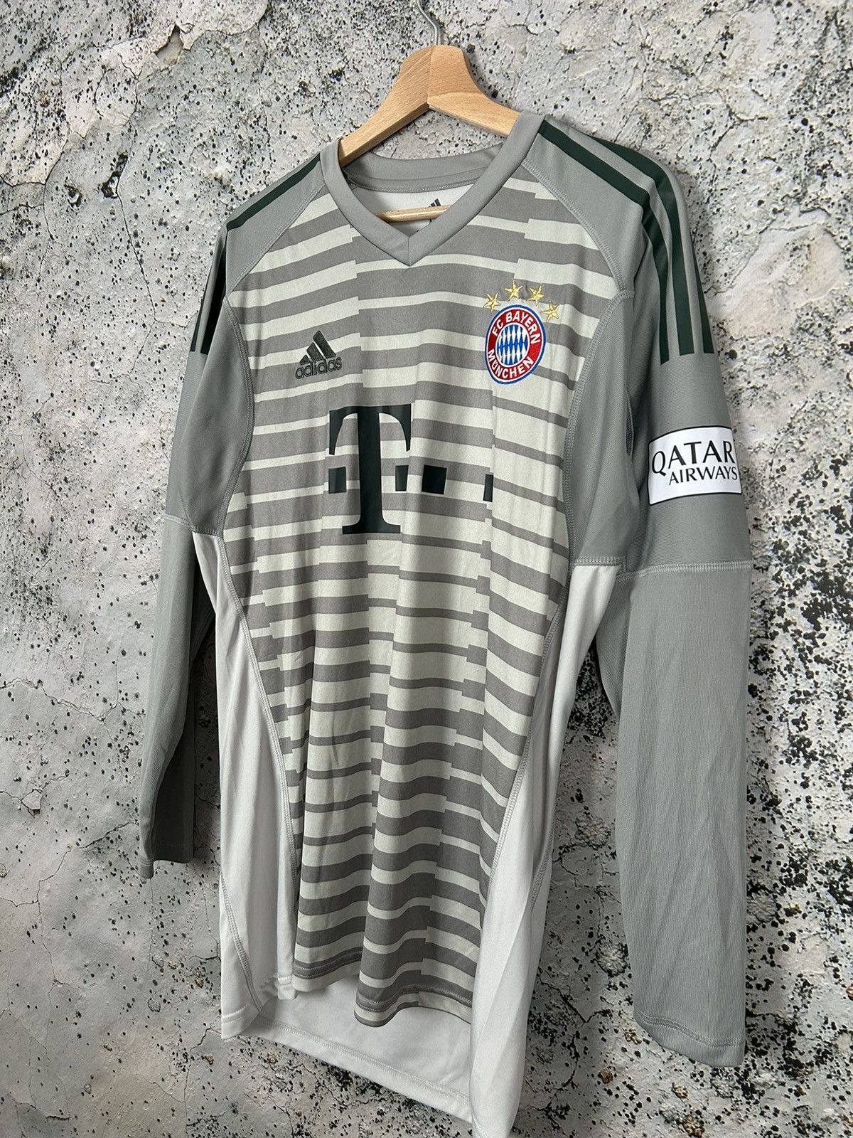 Adidas Vintage FC Bayern Munchen Soccer Jersey Football Goalkeeper Size US M / EU 48-50 / 2 - 2 Thumbnail