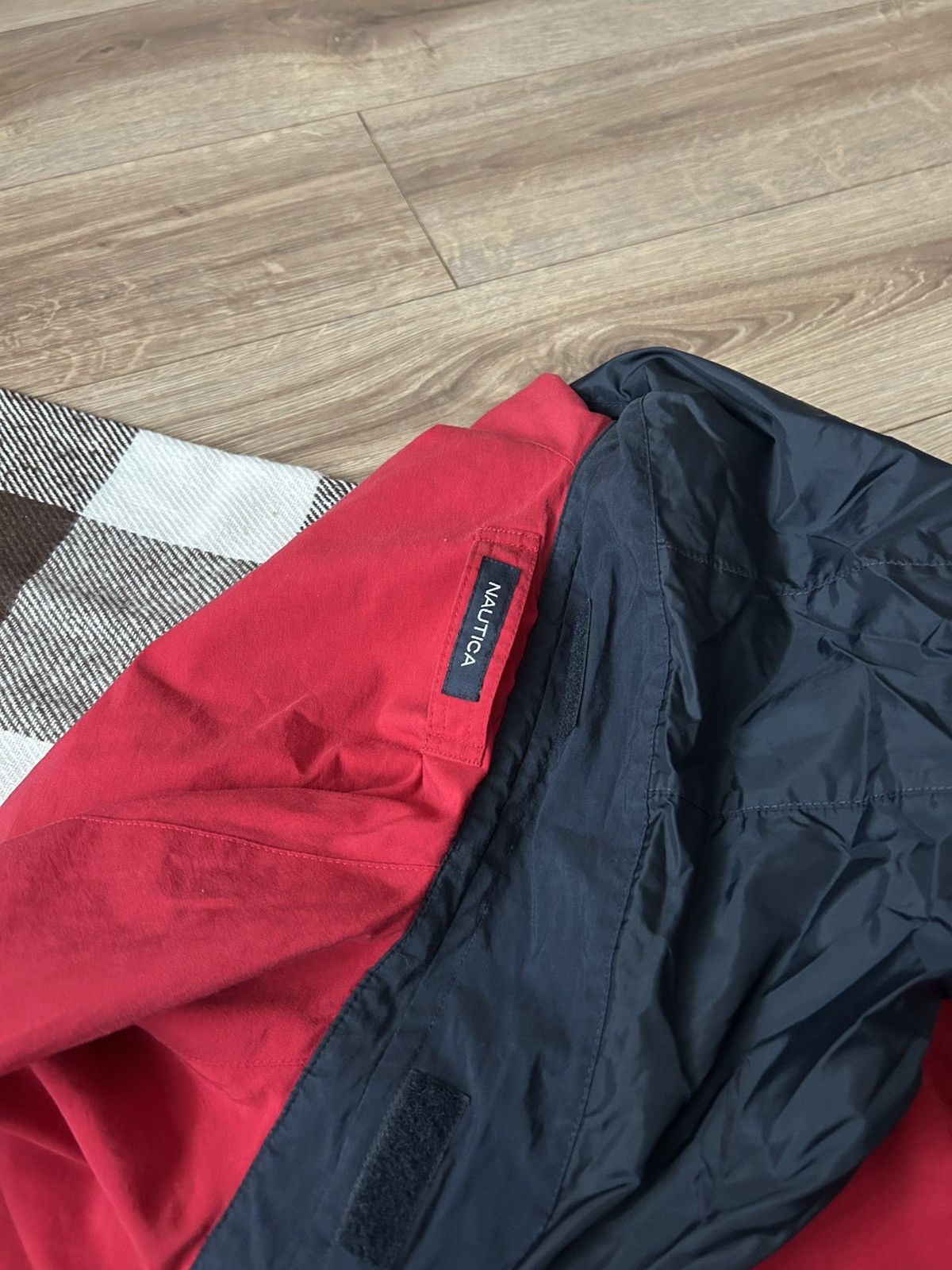 Nautica × Vintage Vintage Nautica Ns-83 big logo red jacket mens outdoors 90s Size US XL / EU 56 / 4 - 6 Thumbnail