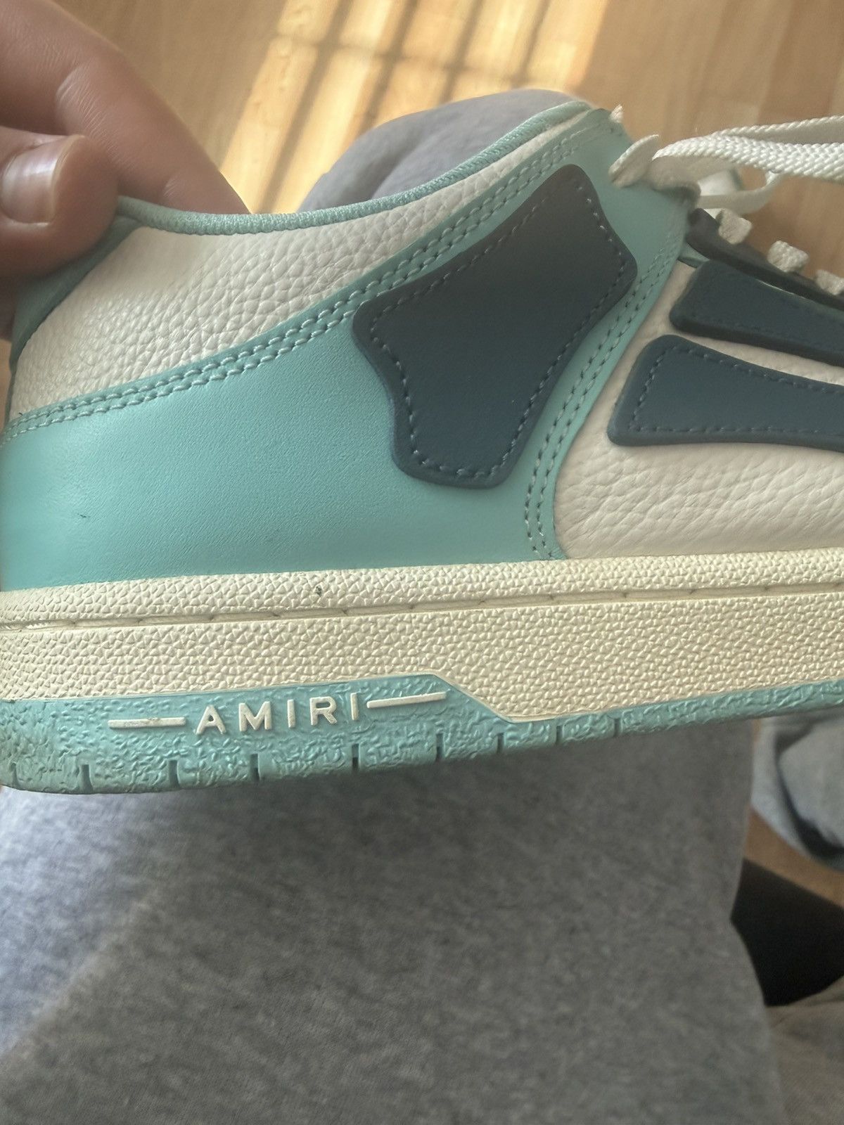 Amiri Amiri Skel Top Low- Aqua Size US 11 / EU 44 - 5 Thumbnail