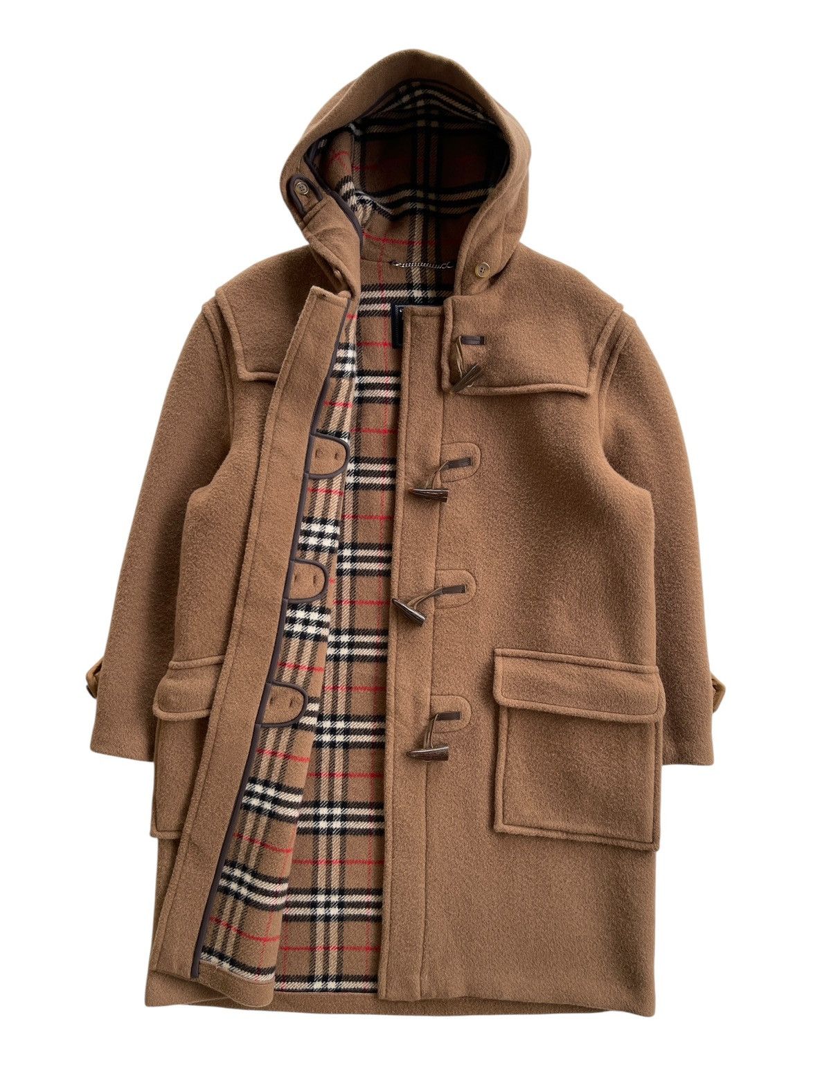 ジャケット・アウター Made In England Burberrys Duffle Coat Vintage Men's Burberrys England Specialty Wool Duffle Coat