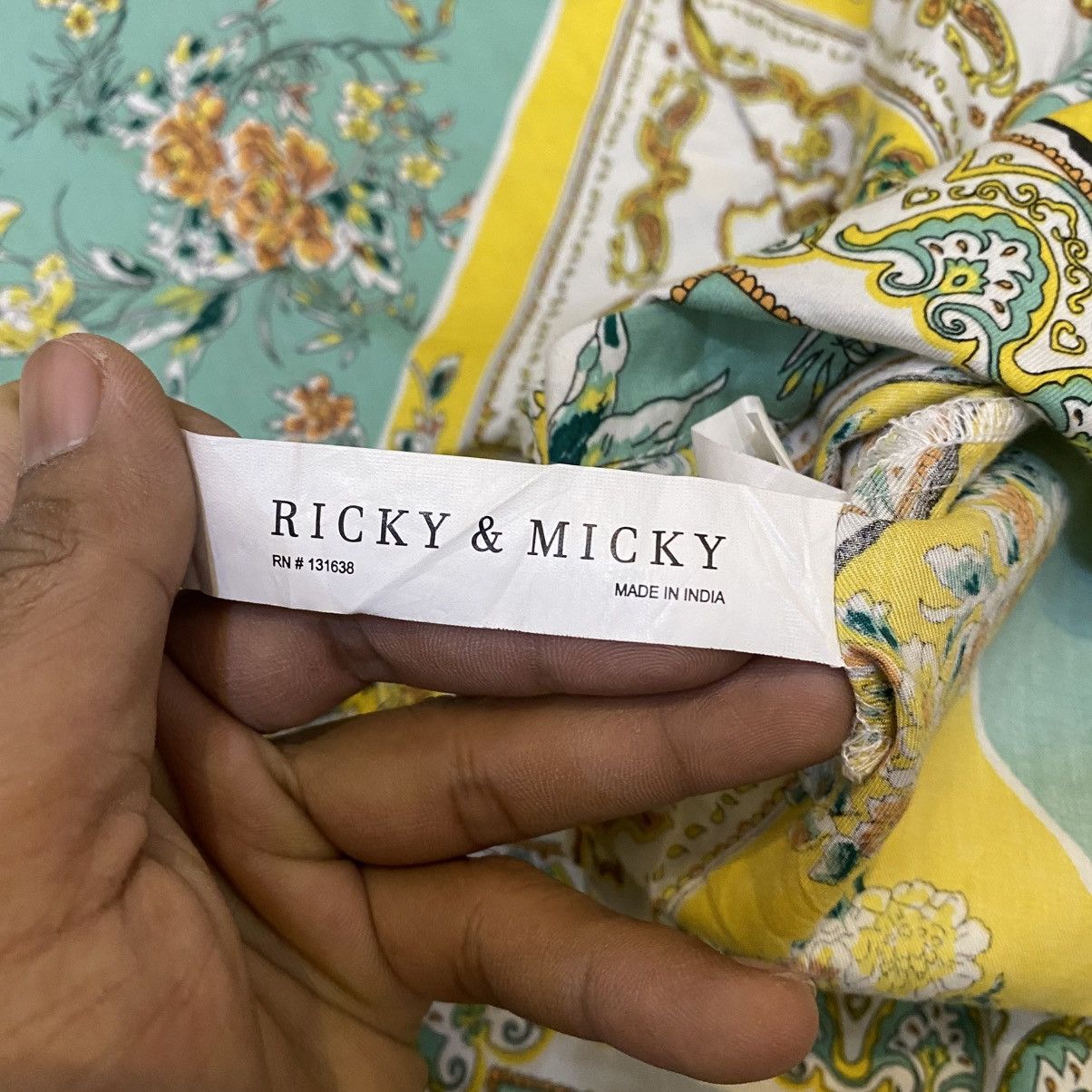 Japanese Brand 2000s Ricky & Micky Pattern Button Ups Shirts Size US XL / EU 56 / 4 - 16 Thumbnail