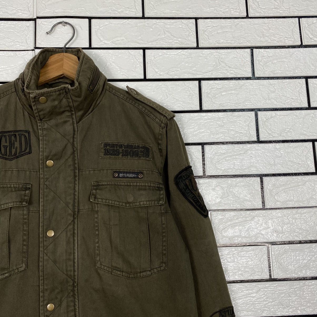 Japanese Brand 📌Vintage Biker Jacket Arizona Tribes Geronimo Big Logo Size US M / EU 48-50 / 2 - 8 Thumbnail