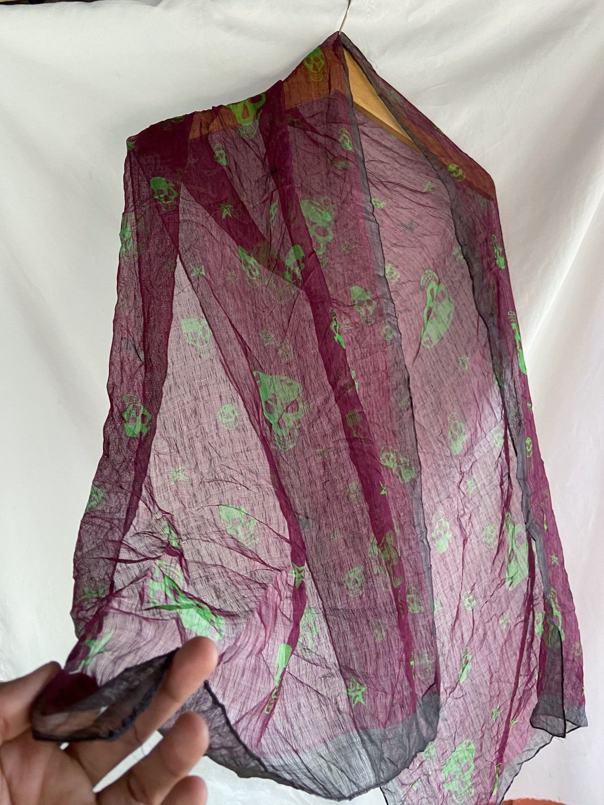 Japanese Brand UKNOWN BRAND SKULL SCARF Size ONE SIZE - 1 Thumbnail