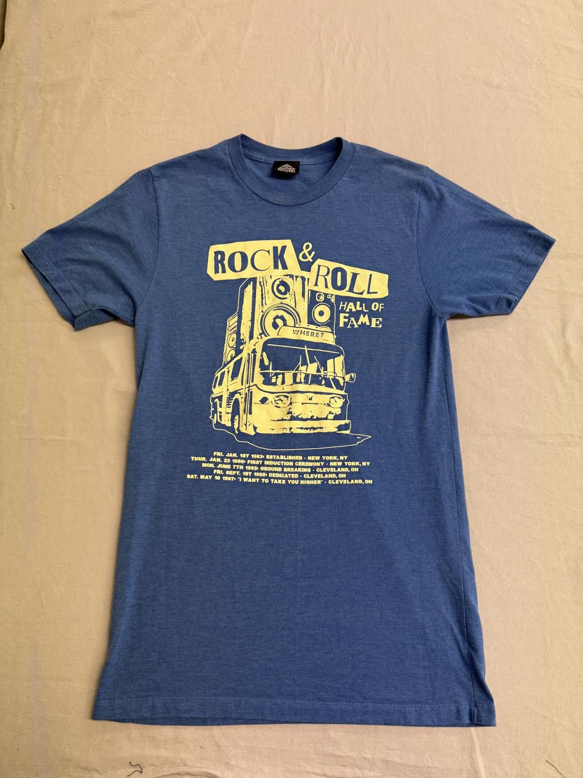 Designer Rock and Roll Hall of Fame T-shirt Museum Cleveland History Size US S / EU 44-46 / 1 - 1 Thumbnail