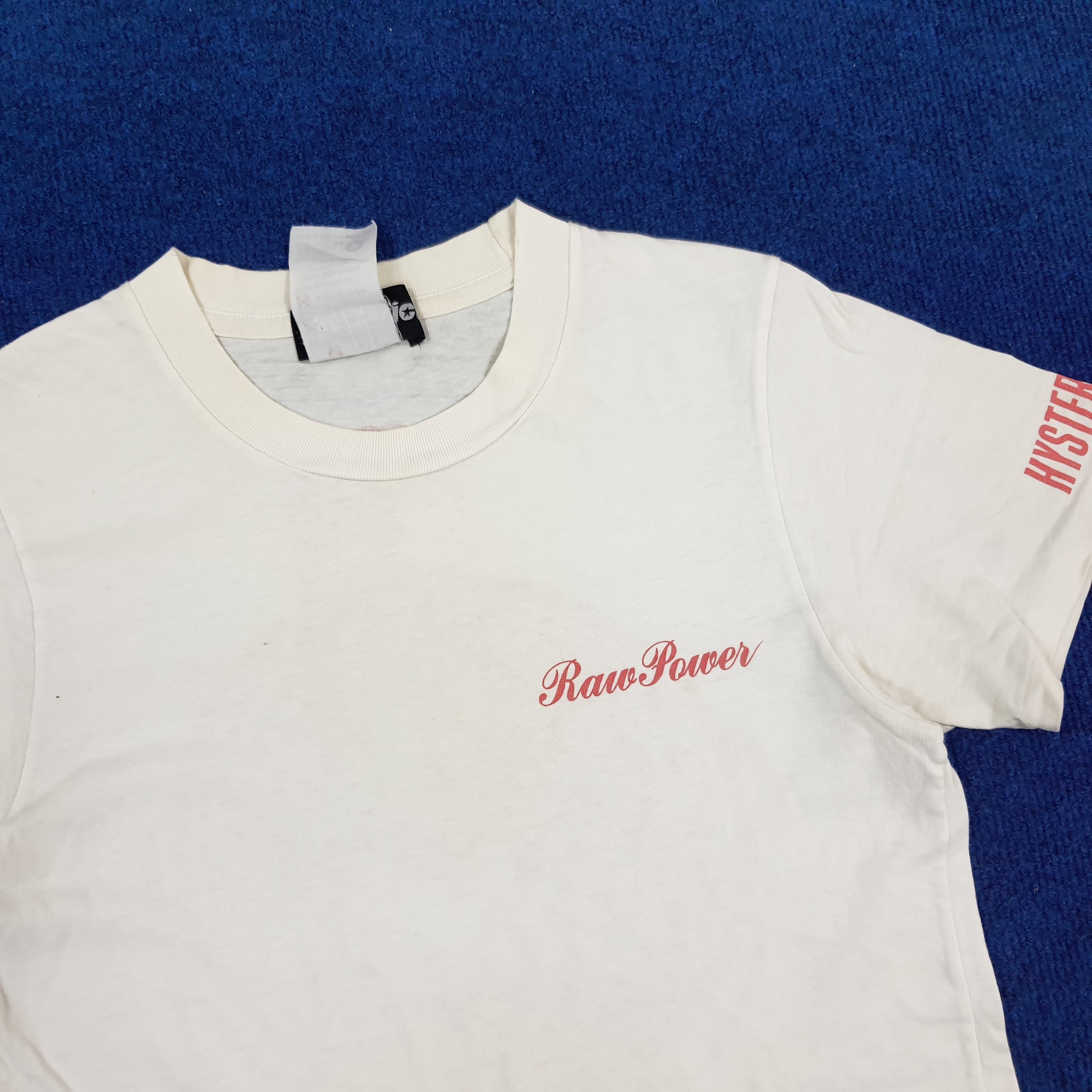 Hysteric Glamour × Japanese Brand × Vintage Vintage Hysteric Glamour Raw Power Japan Brand Tshirt Size US S / EU 44-46 / 1 - 4 Thumbnail