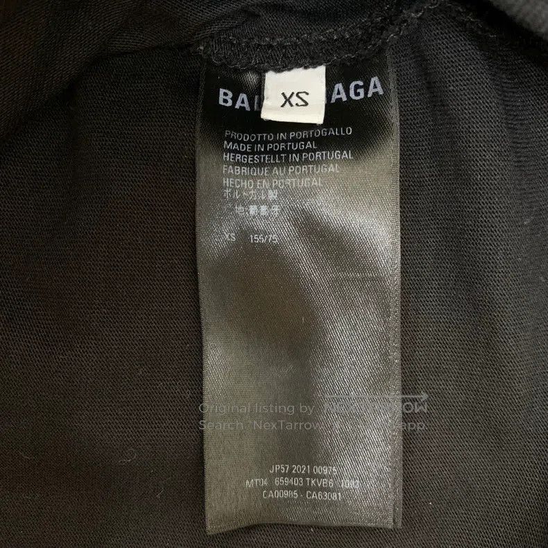 Balenciaga Balenciaga New with Tags - Black Ripped Hole Hooded Sweats Size US XS / EU 42 / 0 - 7 Thumbnail