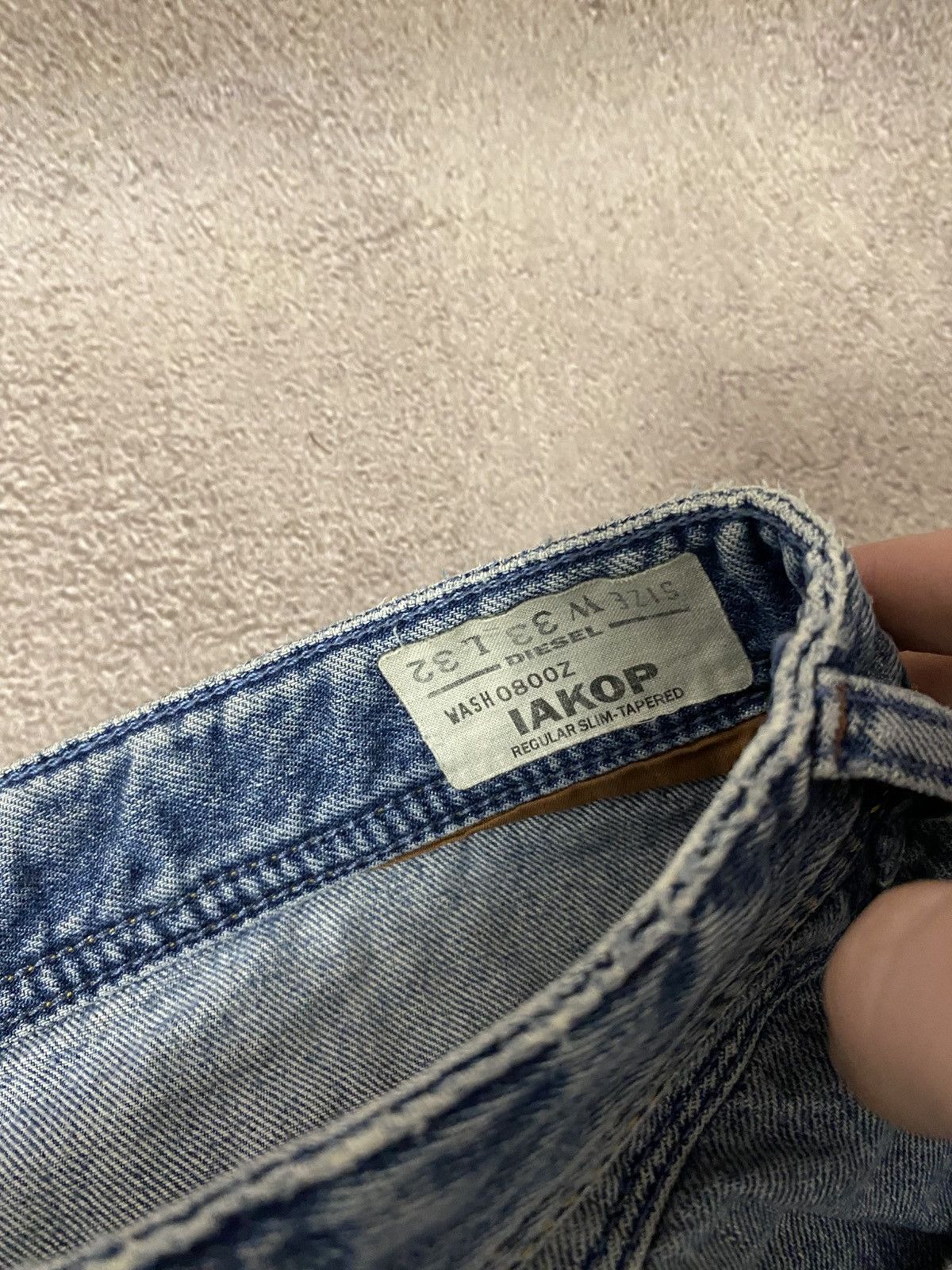 Diesel Diesel Faded blue Baggy avant garde denim y2k jeans pants Size US 32 / EU 48 - 9 Thumbnail