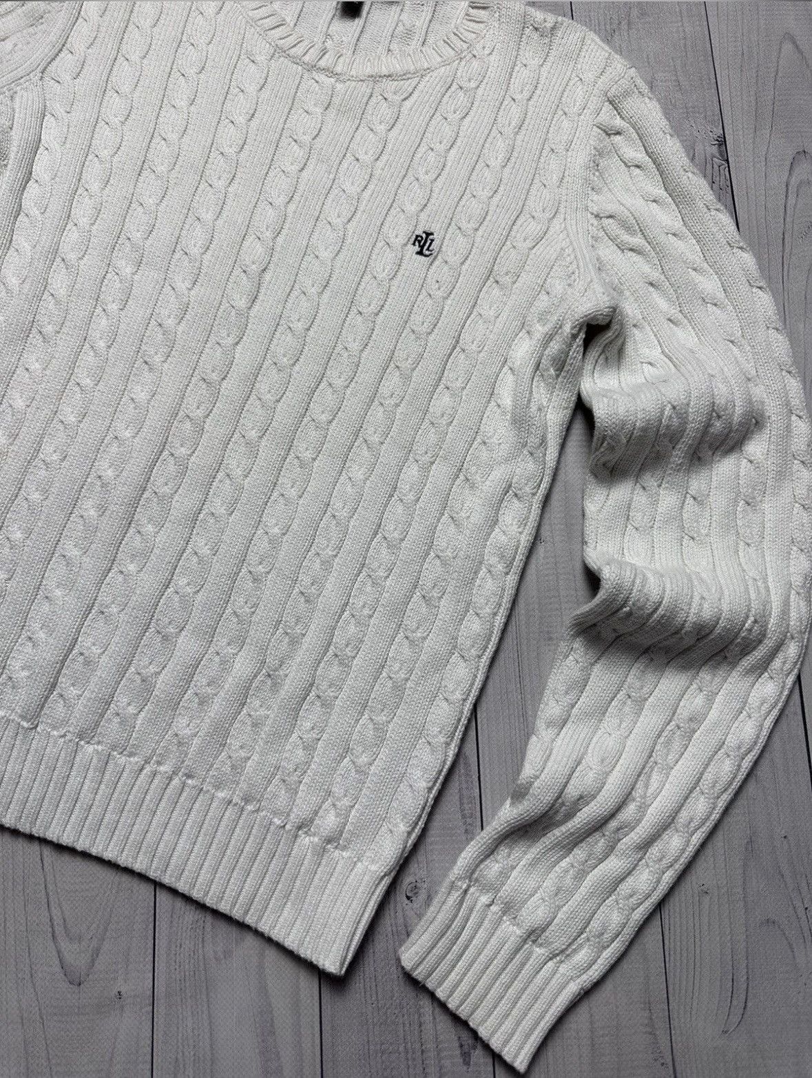 Polo Ralph Lauren × Ralph Lauren × Vintage Polo Ralph Lauren women's sweater vintage knitted Oversized Size S / US 4 / IT 40 - 2 Thumbnail