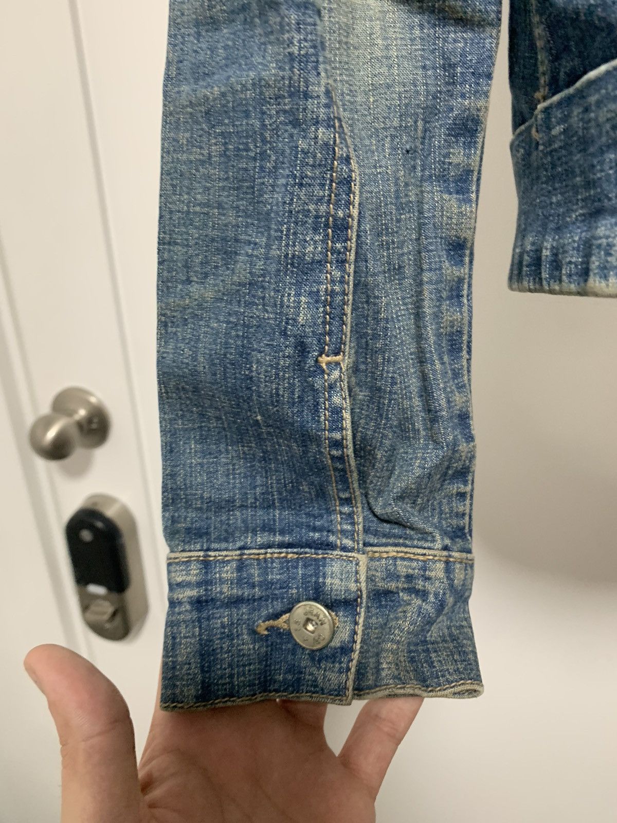 Marithe + Francois Girbaud Marithe Francois Girbaud Denim Jacket Size S / US 4 / IT 40 - 12 Thumbnail