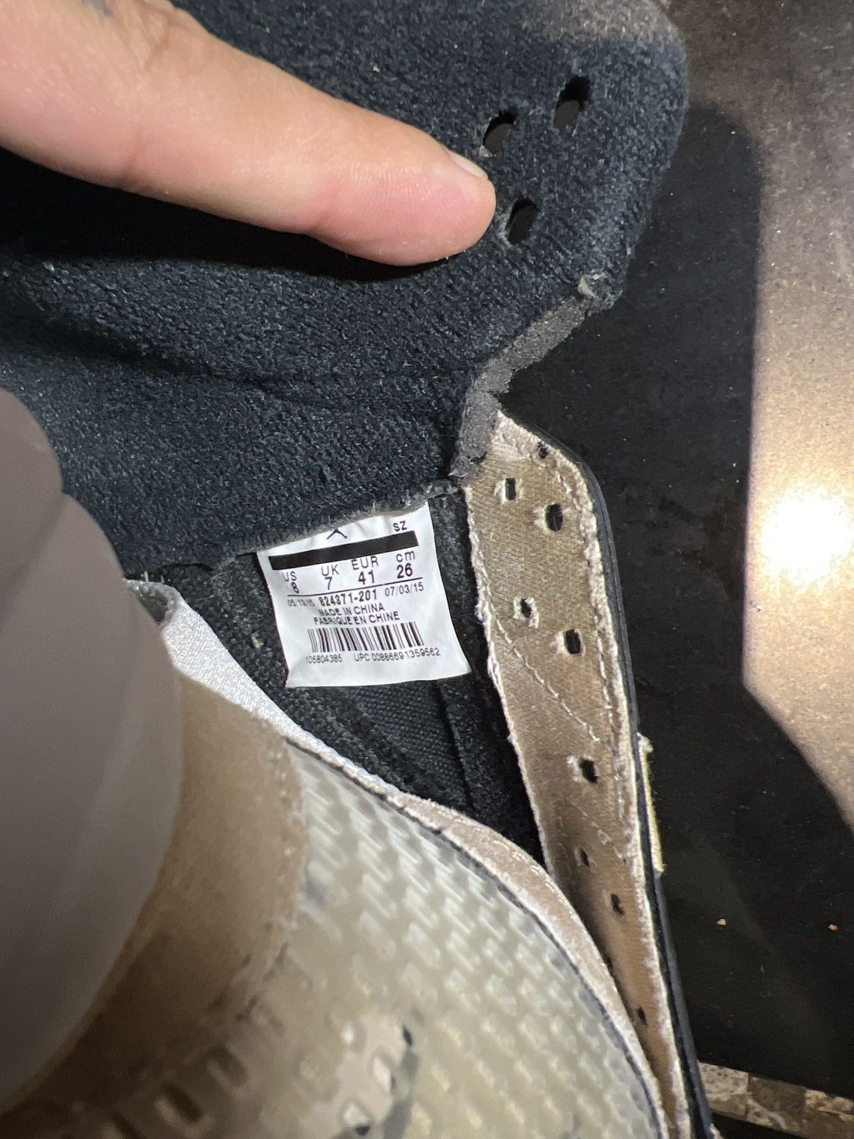 Jordan Brand × Supreme Supreme Jordan 5 Size US 8 / EU 41 - 6 Thumbnail