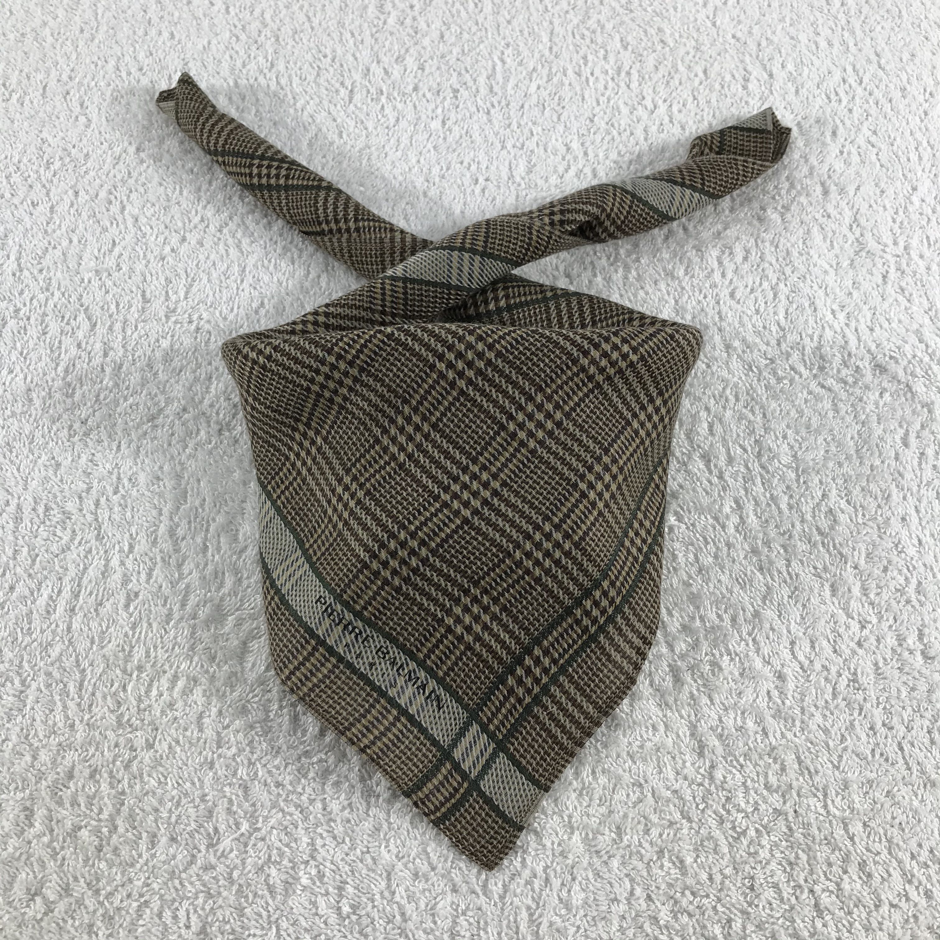Pierre Balmain × Vintage Pierre Balmain Bandana / Handkerchief / Neckerchief - S346 Size ONE SIZE - 3 Thumbnail