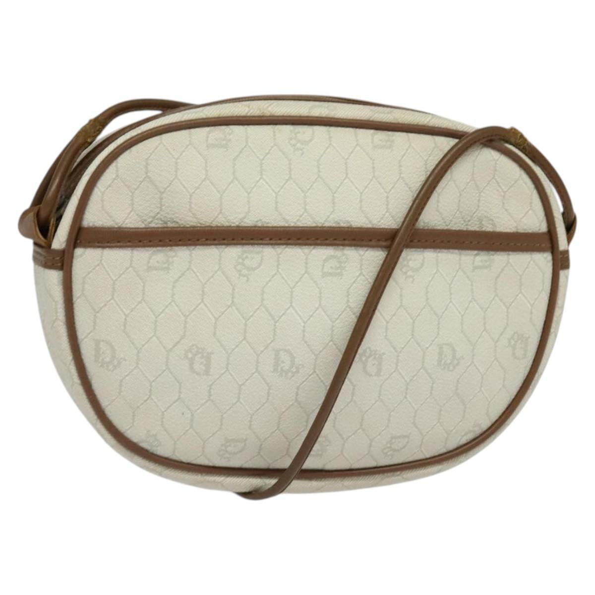 Dior DIOR Honeycomb Canvas Shoulder Bag Pvc White Size ONE SIZE - 1 Thumbnail