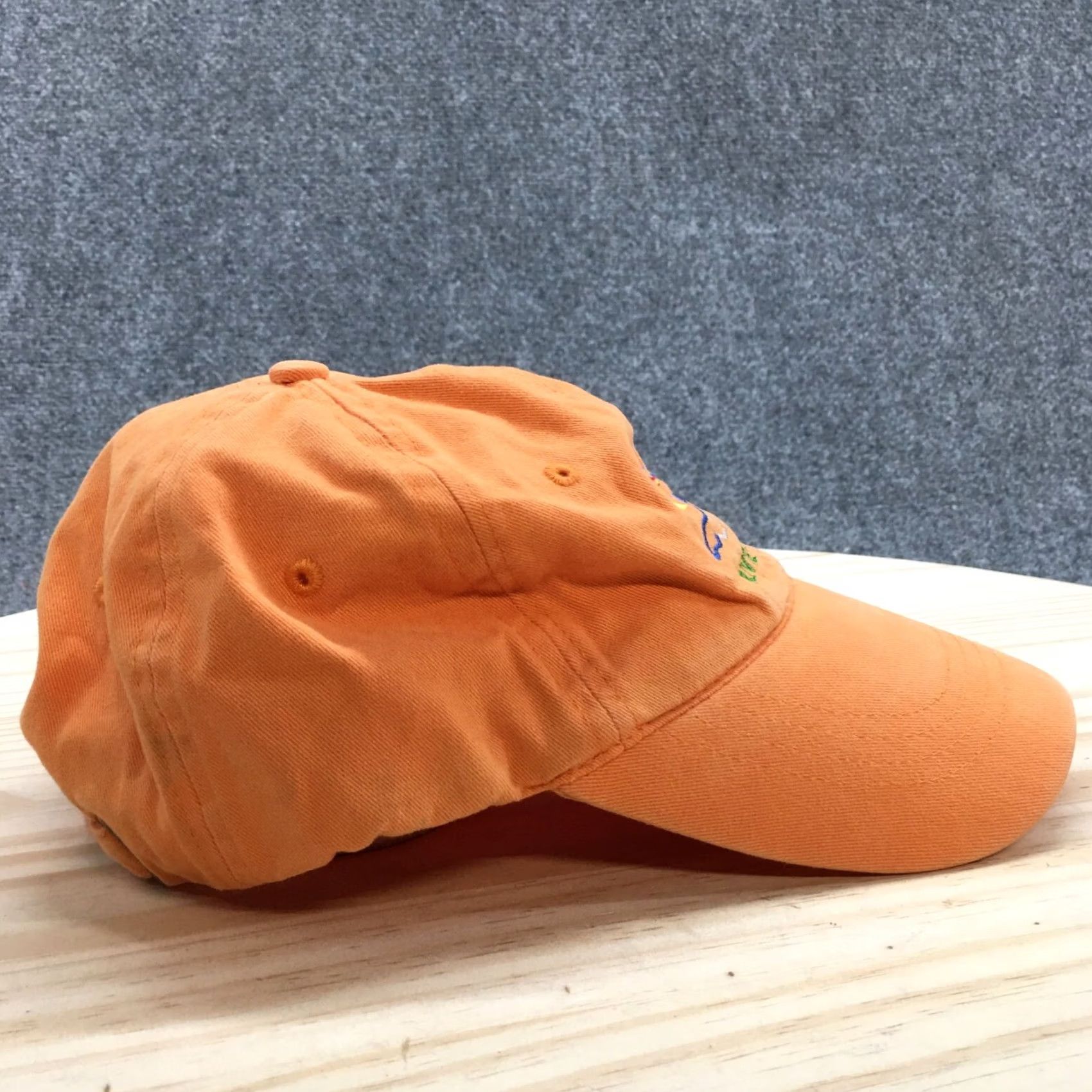 Vintage Riviera Maya Baseball Cap Orange OS Adjustable Curved Brim Embroidered Logo Mens Size ONE SIZE - 6 Thumbnail