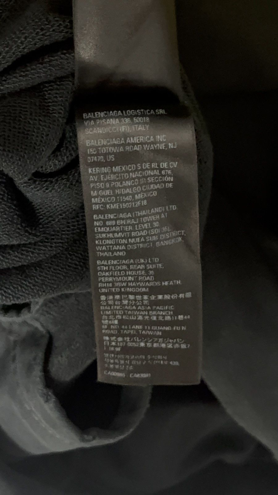 Balenciaga ✅ Balenciaga Tape Type Washed Navy Blue Hoodie Distressed 2 Size US S / EU 44-46 / 1 - 12 Thumbnail