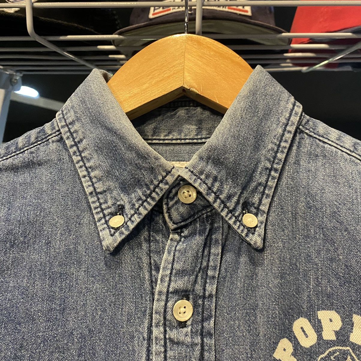 Bape FINAL PRICE Bape x Popeye Chambray BD Shirt Size US S / EU 44-46 / 1 - 14 Thumbnail