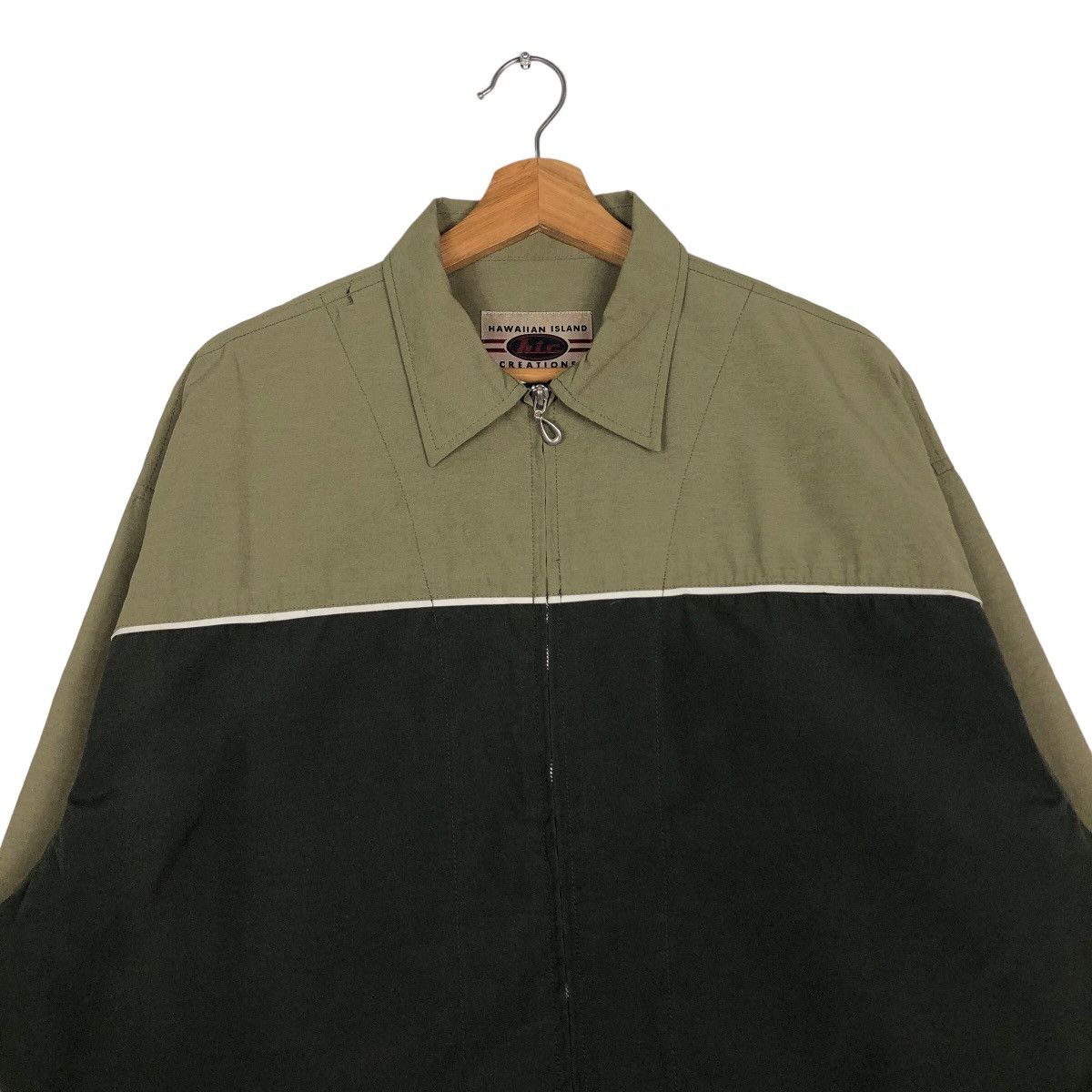 Japanese Brand 🔥Vintage Oversized Skate Jacket Zipper Hawaiian Island Size US M / EU 48-50 / 2 - 3 Thumbnail