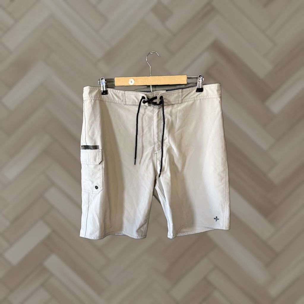 Tavik Tavik Mens Board Shorts Beige 36 Regular Bottom Beach Culture Womens? Size US 36 / EU 52 - 1 Thumbnail