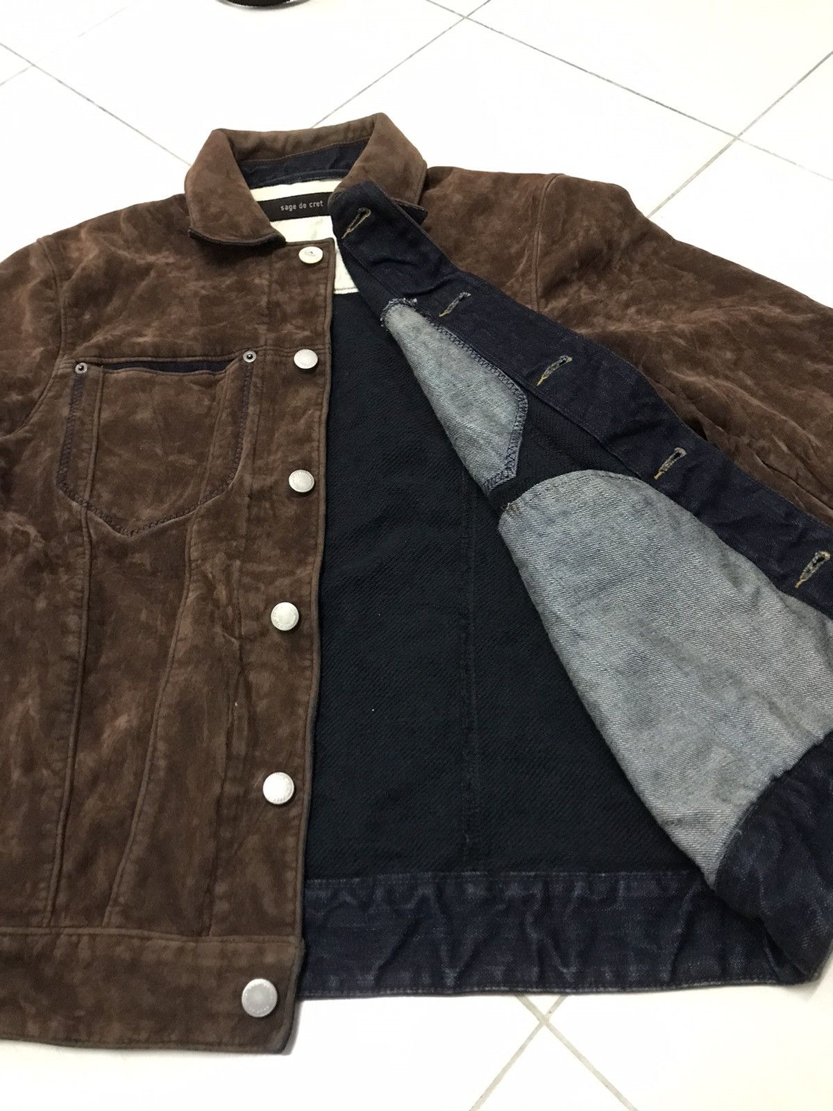 Sage De Cret Sage de cret jacket denim velvet Size US L / EU 52-54 / 3 - 13 Thumbnail