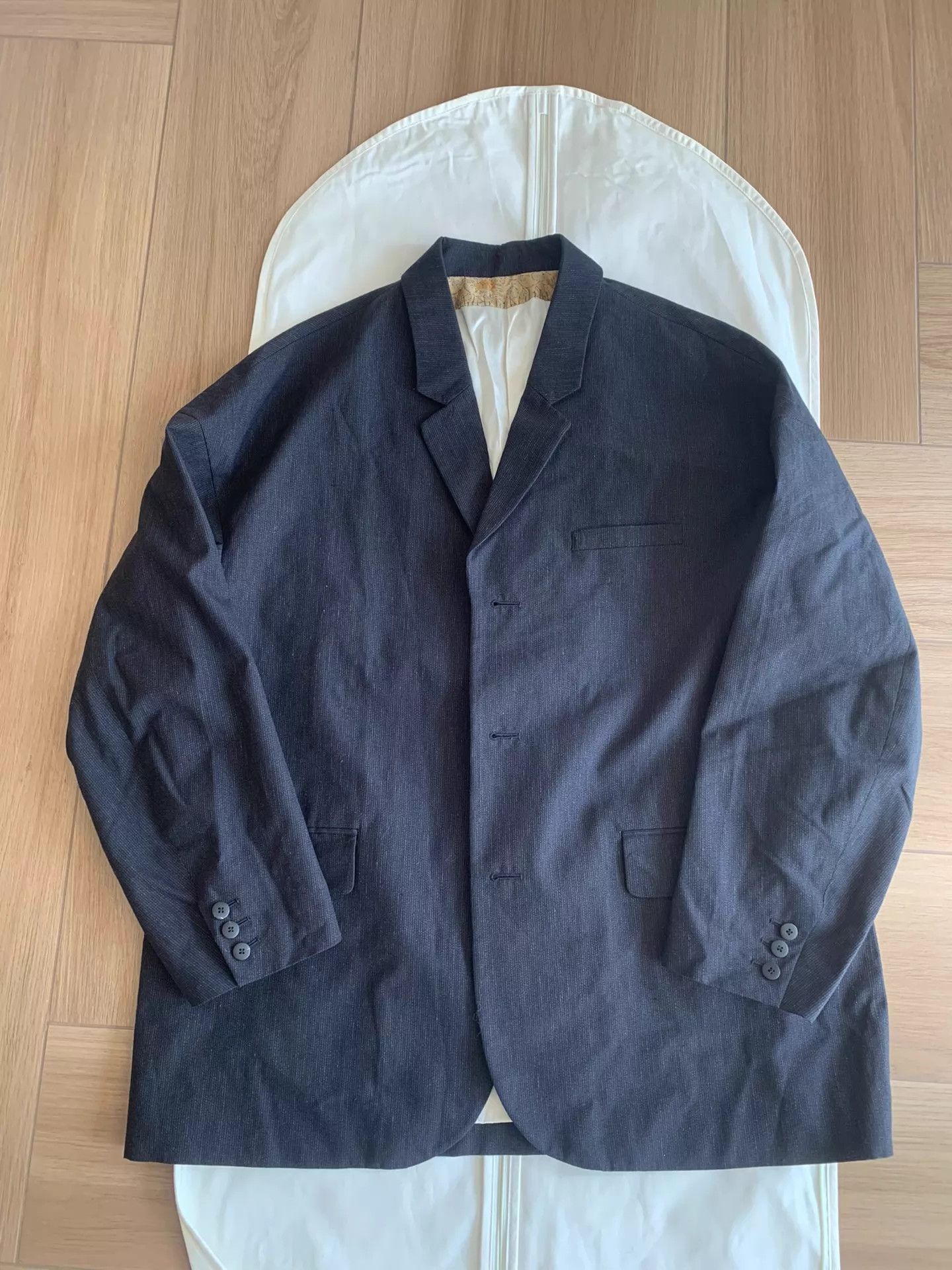 Visvim VISVIM 25AW GALEN WOOL JKT PINSTRIPE Navy 4 Size US XL / EU 56 / 4 - 1 Thumbnail