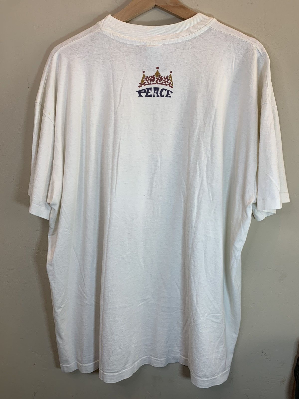Levi's × Vintage *RARE* Vintage Levi’s Peace Art Single Stitch USA-Made Shirt Size US XL / EU 56 / 4 - 2 Thumbnail