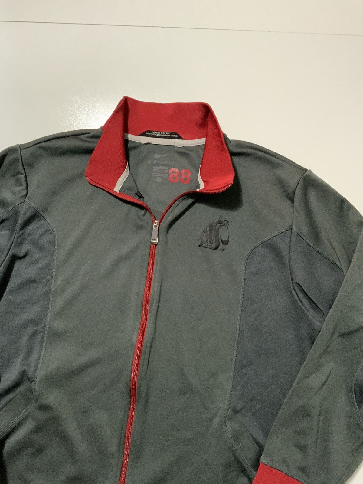 NCAA × Nike Washington State Cougars Football Player Issued #88 Jacket Size US L / EU 52-54 / 3 - 3 Thumbnail