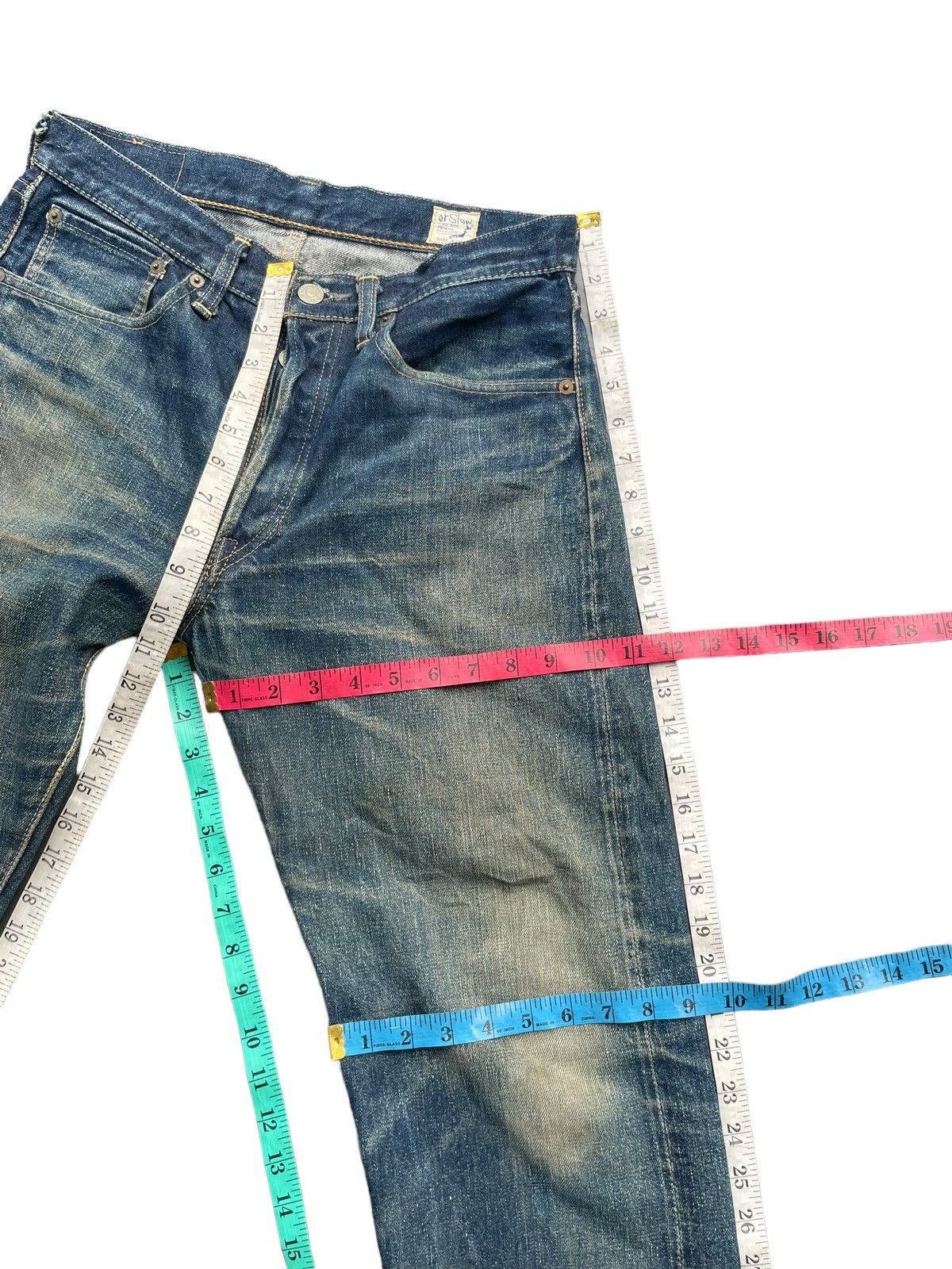 Orslow Vintage Orslow Selvedge Distresed Denim Size US 30 / EU 46 - 25 Thumbnail