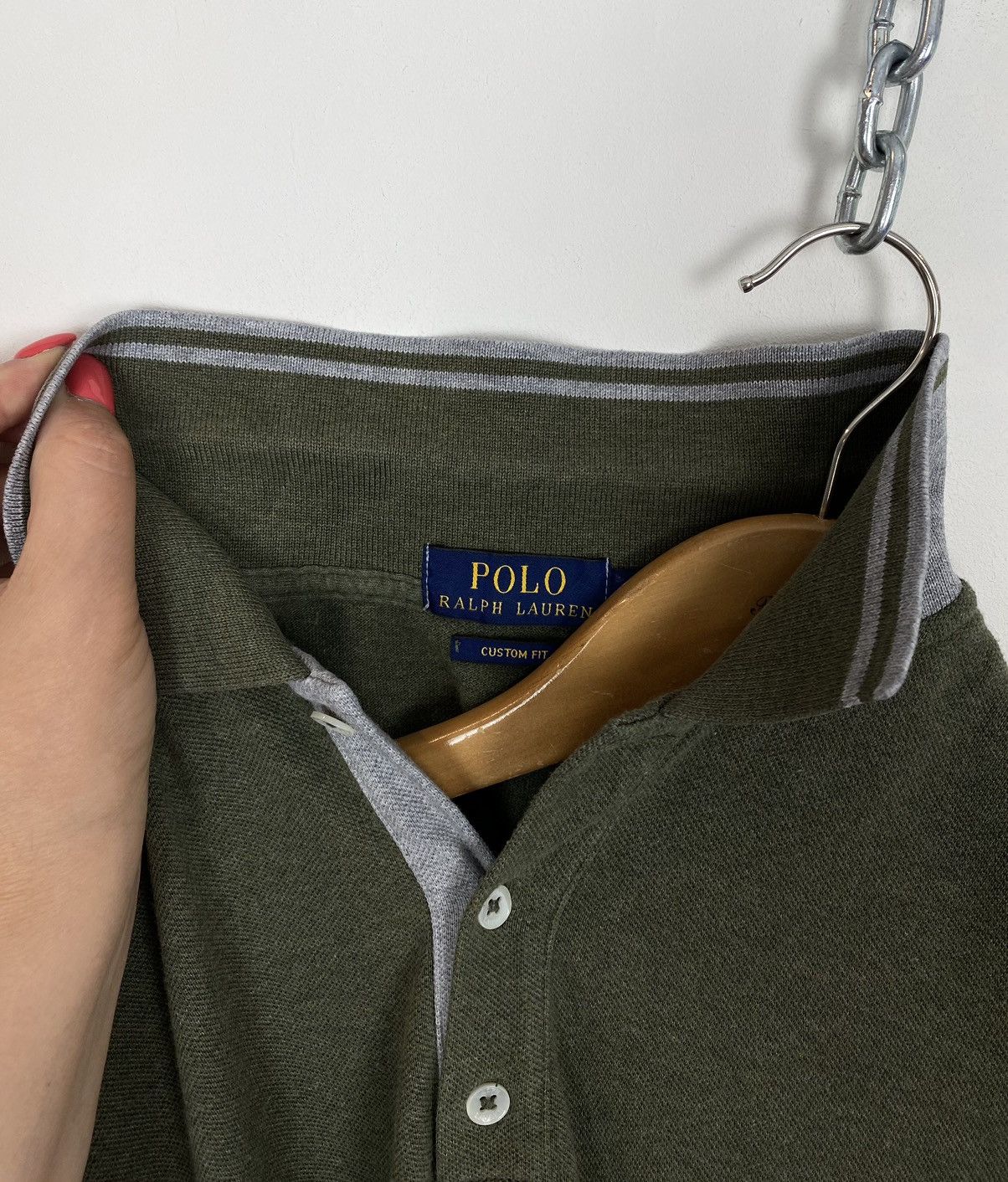 Polo Ralph Lauren Polo Ralph Lauren Short Sleeve Polo Shirt Khaki Green Top Size US L / EU 52-54 / 3 - 5 Thumbnail