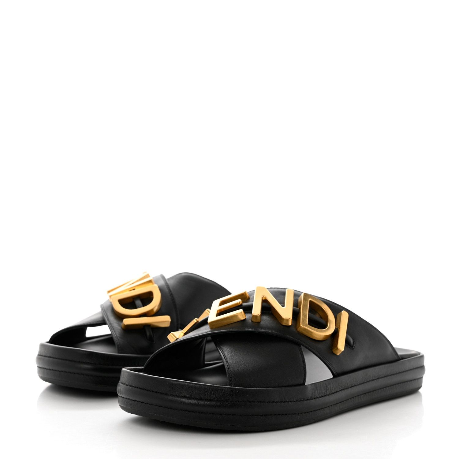 Fendi o1loc1c0824 Sandal in Black Size US 12 / IT 42 - 2 Thumbnail