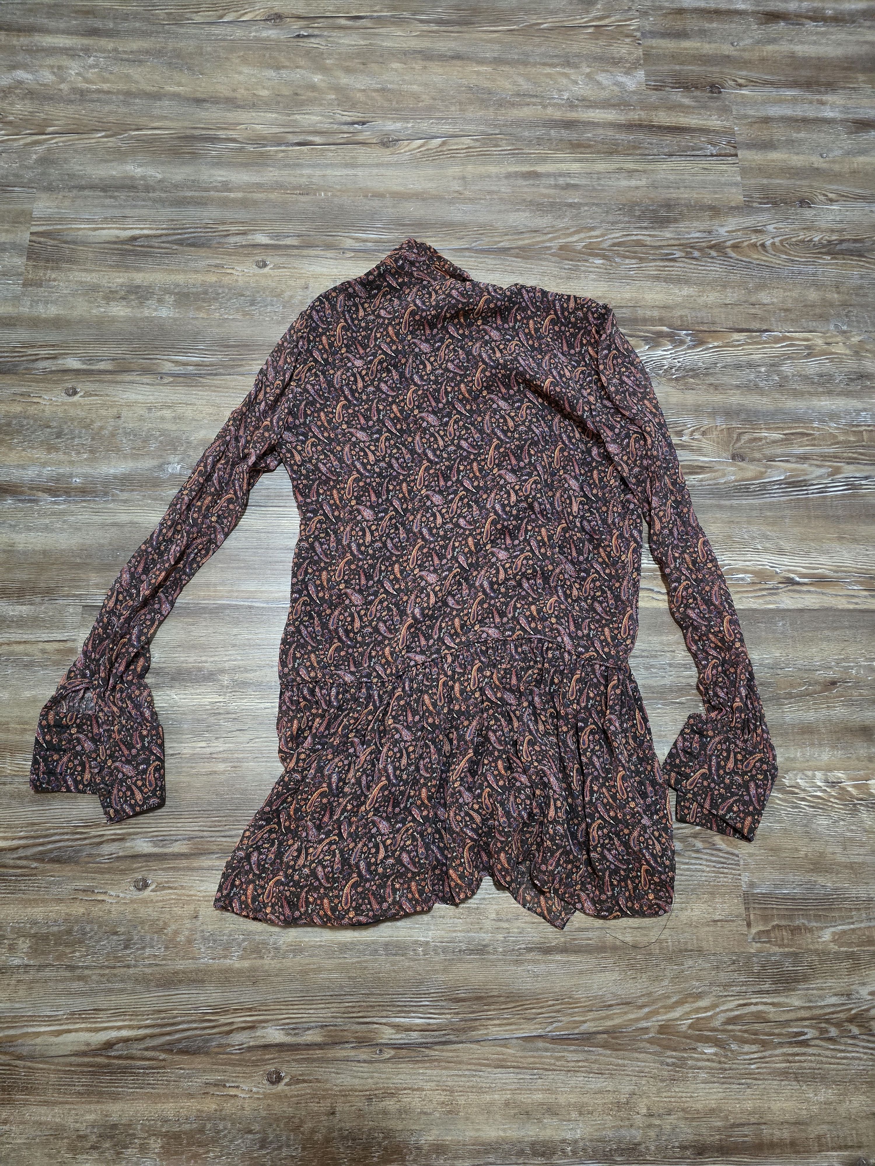 Saint Laurent Paris Paisley silk dress Size XS / US 0-2 / IT 36-38 - 6 Thumbnail