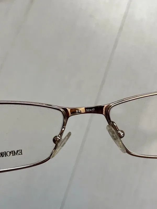 Emporio Armani Emporio Armani Vintage 2000s Y2K Engraved Frames Deadstock Size ONE SIZE - 8 Thumbnail