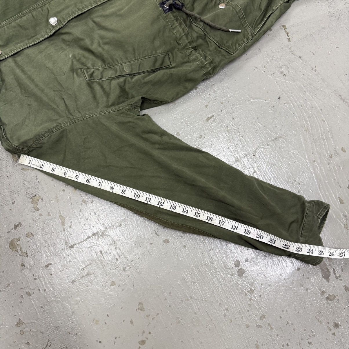 Diesel Vintage DIESEL Military Parka Jacket Khaki Rare USA Size S Size US S / EU 44-46 / 1 - 6 Thumbnail