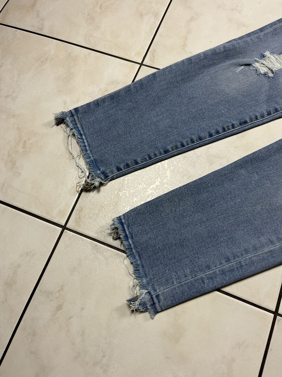 Designer × Prps PRPS windsor crop skinny fit distressed denim jeans pants Size US 32 / EU 48 - 10 Thumbnail