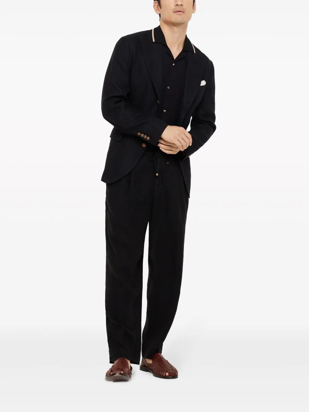 Brunello Cucinelli Dyed Pants in Black Size US 32 / EU 48 - 3 Thumbnail