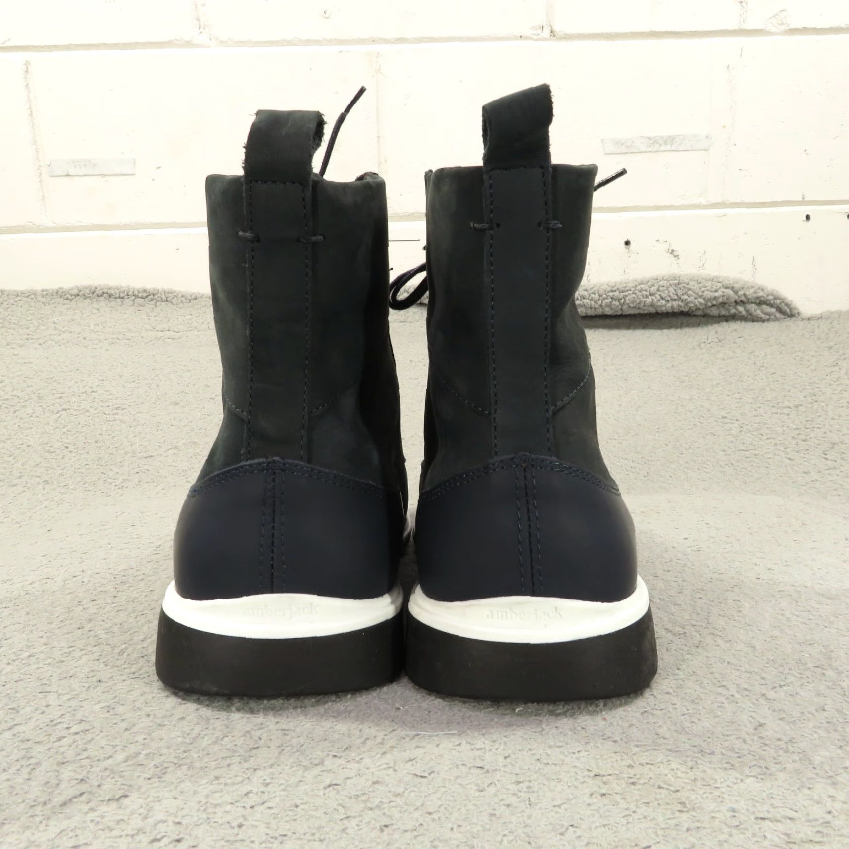 Lumberjack AmberJack Boots Mens Sz 11 Cobalt Blue Nubuck Full Grain Leather Sheepskin Lined Boots Size US 10 / EU 43 - 5 Thumbnail