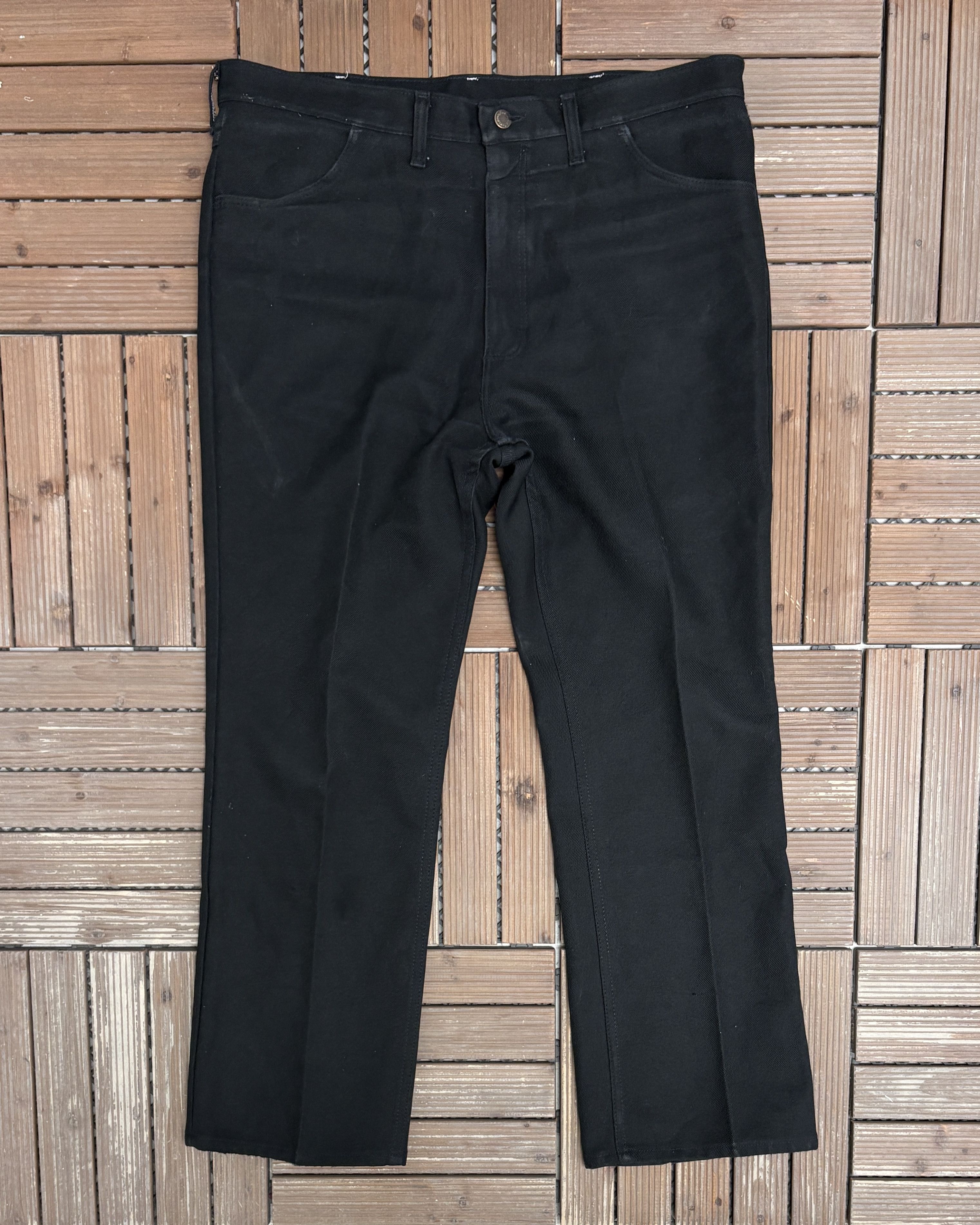 Wrangler Wrangler Plated Vintage 90s Black Pants Size US 38 / EU 54 - 2 Thumbnail