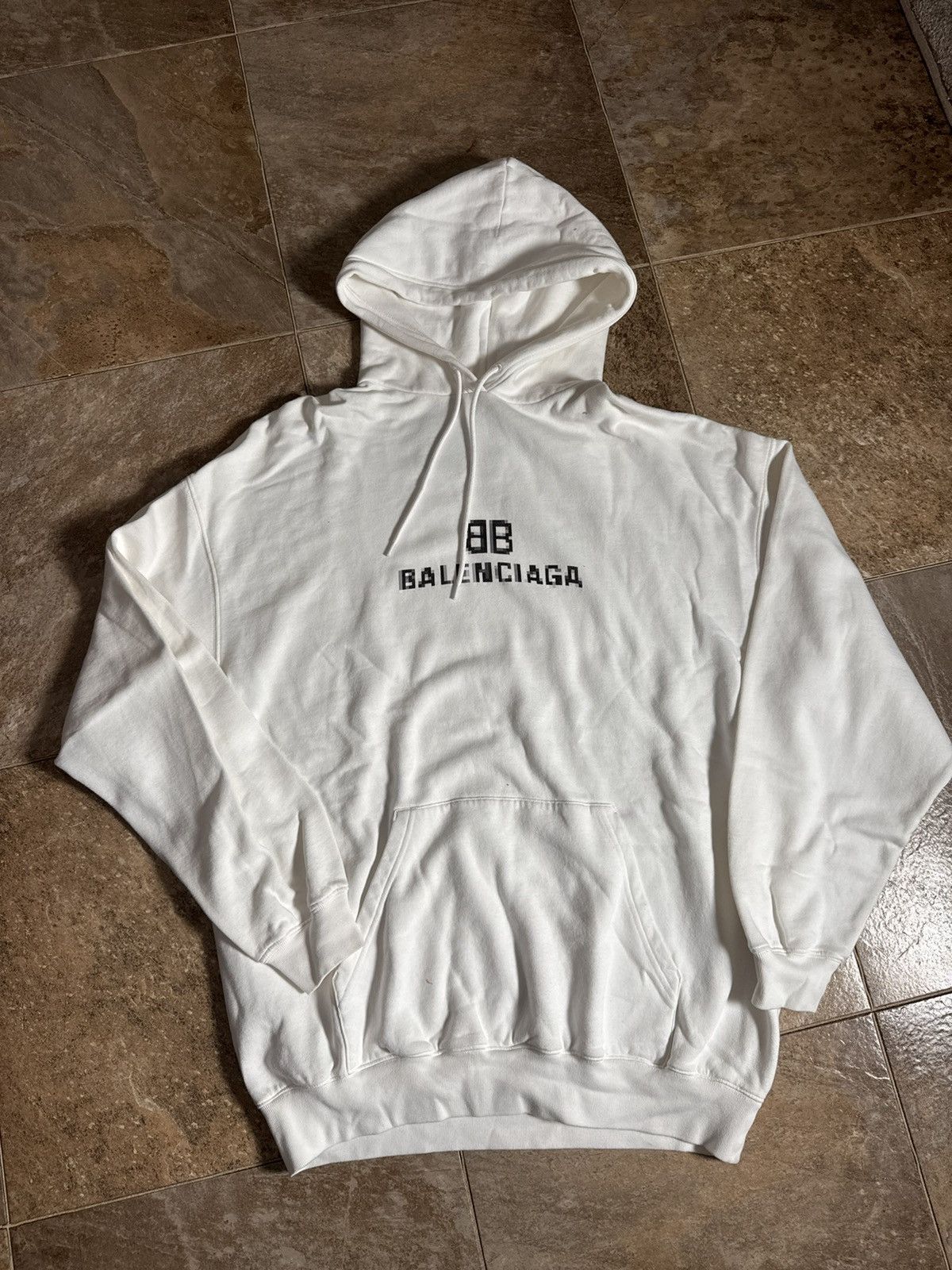 Logo Pixel Balenciaga Balenciaga スウェット ピクセルロゴ BALENCIAGA Hoodie Grailed | 調理器具