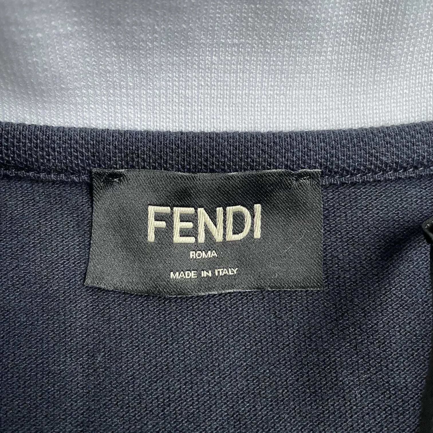 Fendi Fendi no logo LS polo shirt men's navy blue L Size US L / EU 52-54 / 3 - 5 Thumbnail