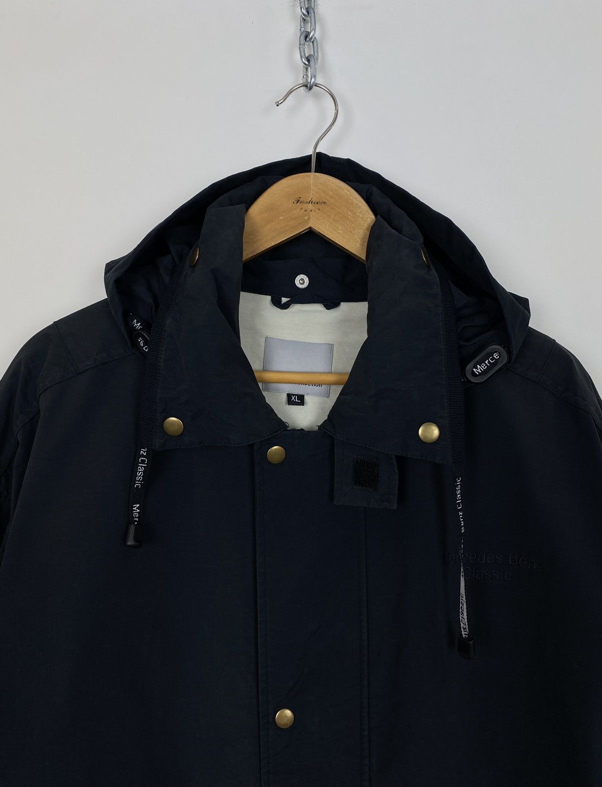 Mercedes-Benz Vintage Mercedes-Benz Classic Jacket Racing Black Top Rare Size US XL / EU 56 / 4 - 2 Thumbnail