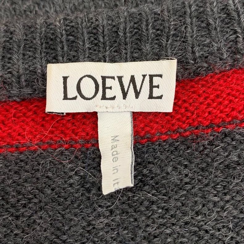 Loewe Loewe Patchwork striped logo embroidered round neck long s Size M / US 6-8 / IT 42-44 - 6 Thumbnail