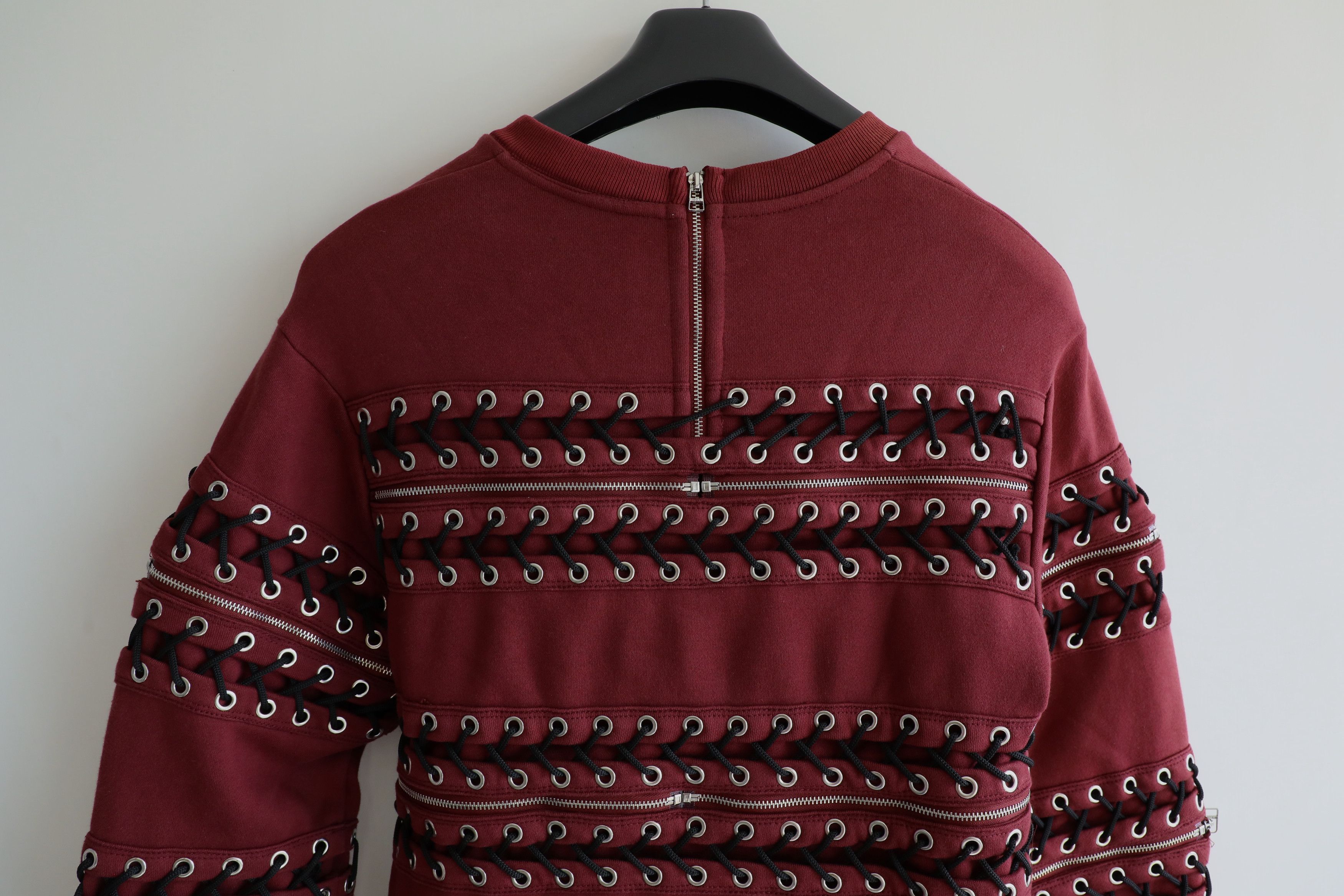 Hood By Air FW14 Grommet Lace-Up Sweater Size US M / EU 48-50 / 2 - 6 Thumbnail